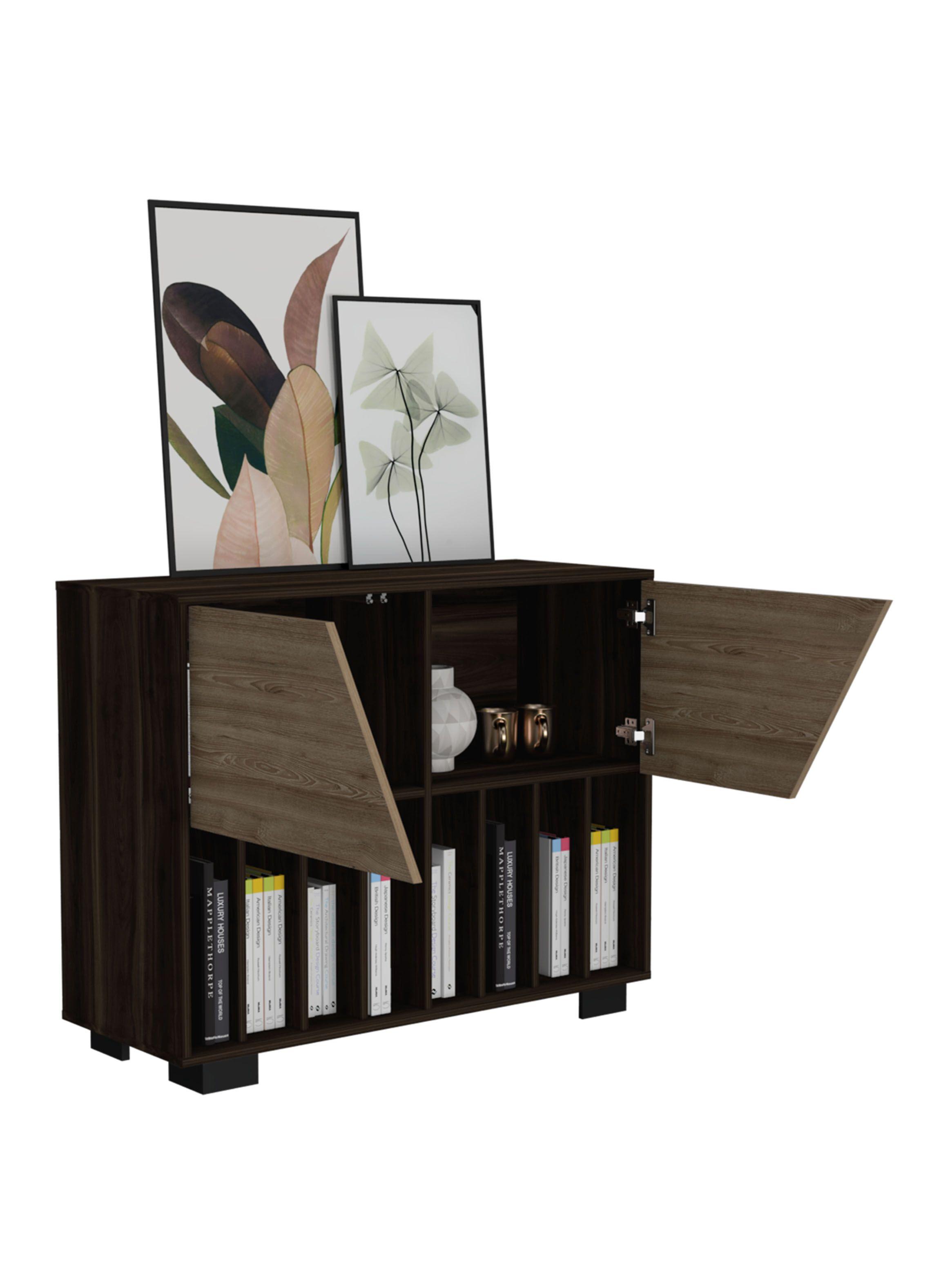 Mueble Funcional Fraktal Habano-Miel-3