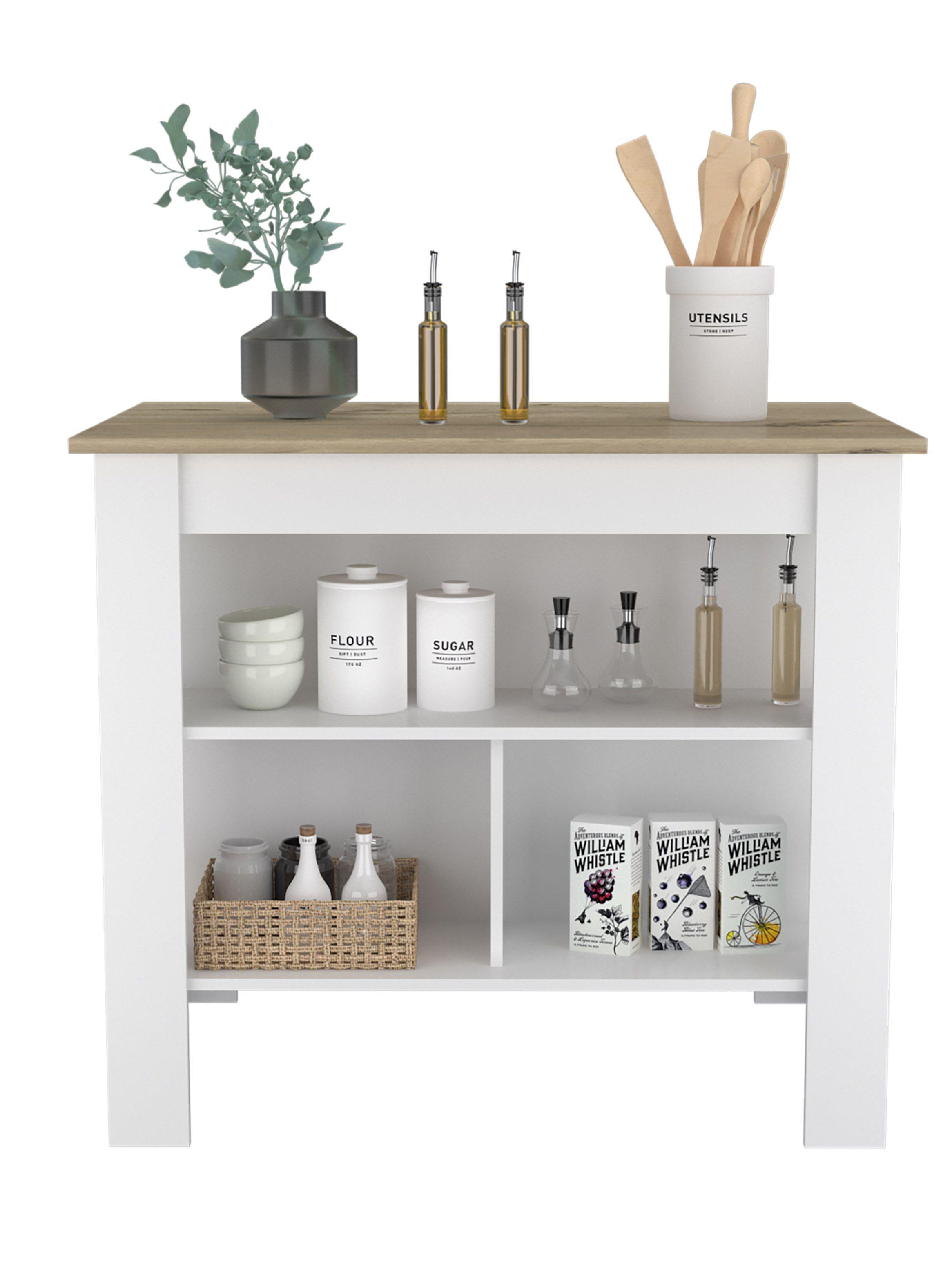 Mesa de Cocina Kitchen Blanco Nevado-2