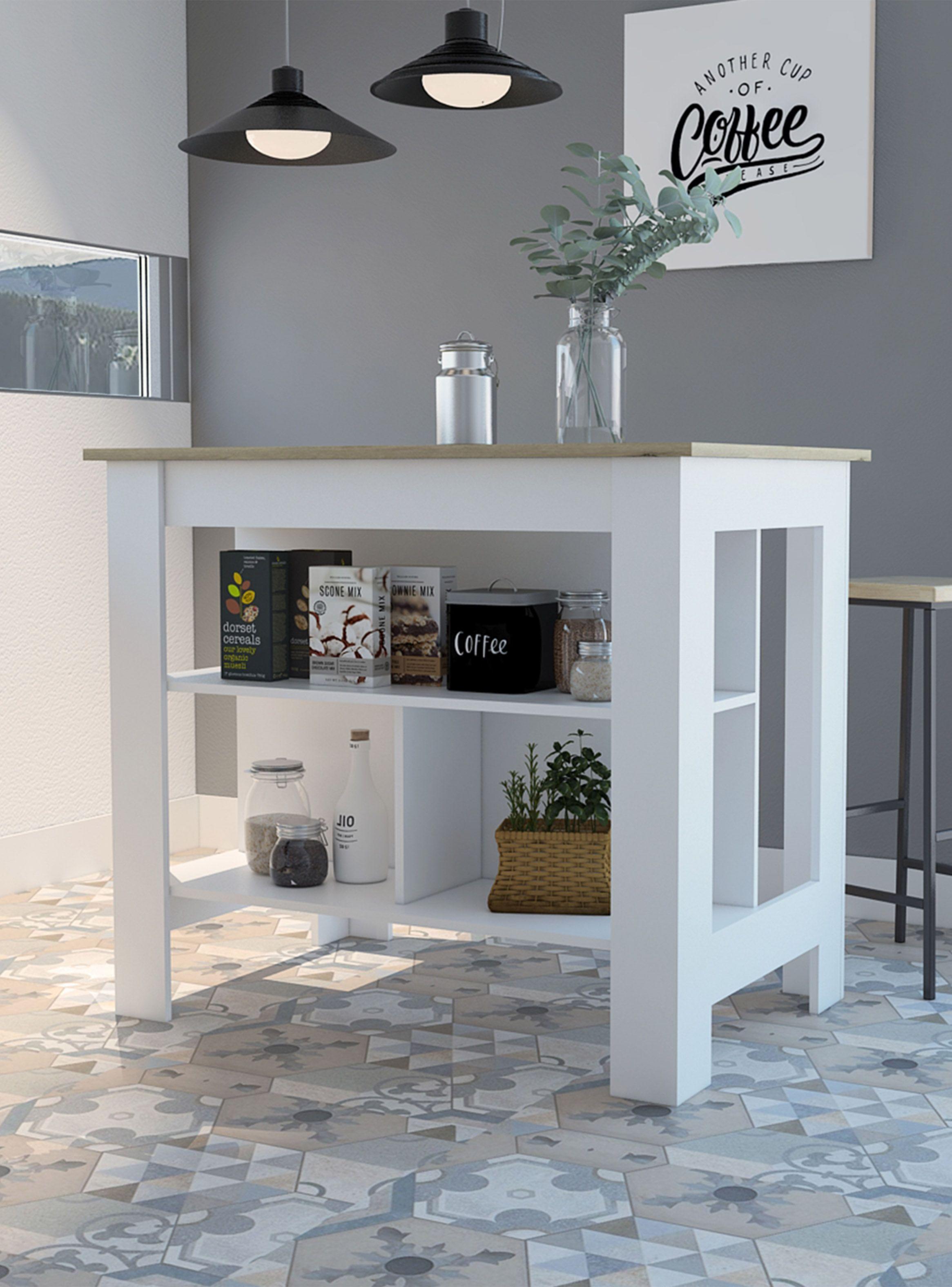 Mesa de Cocina Kitchen Blanco Nevado-4