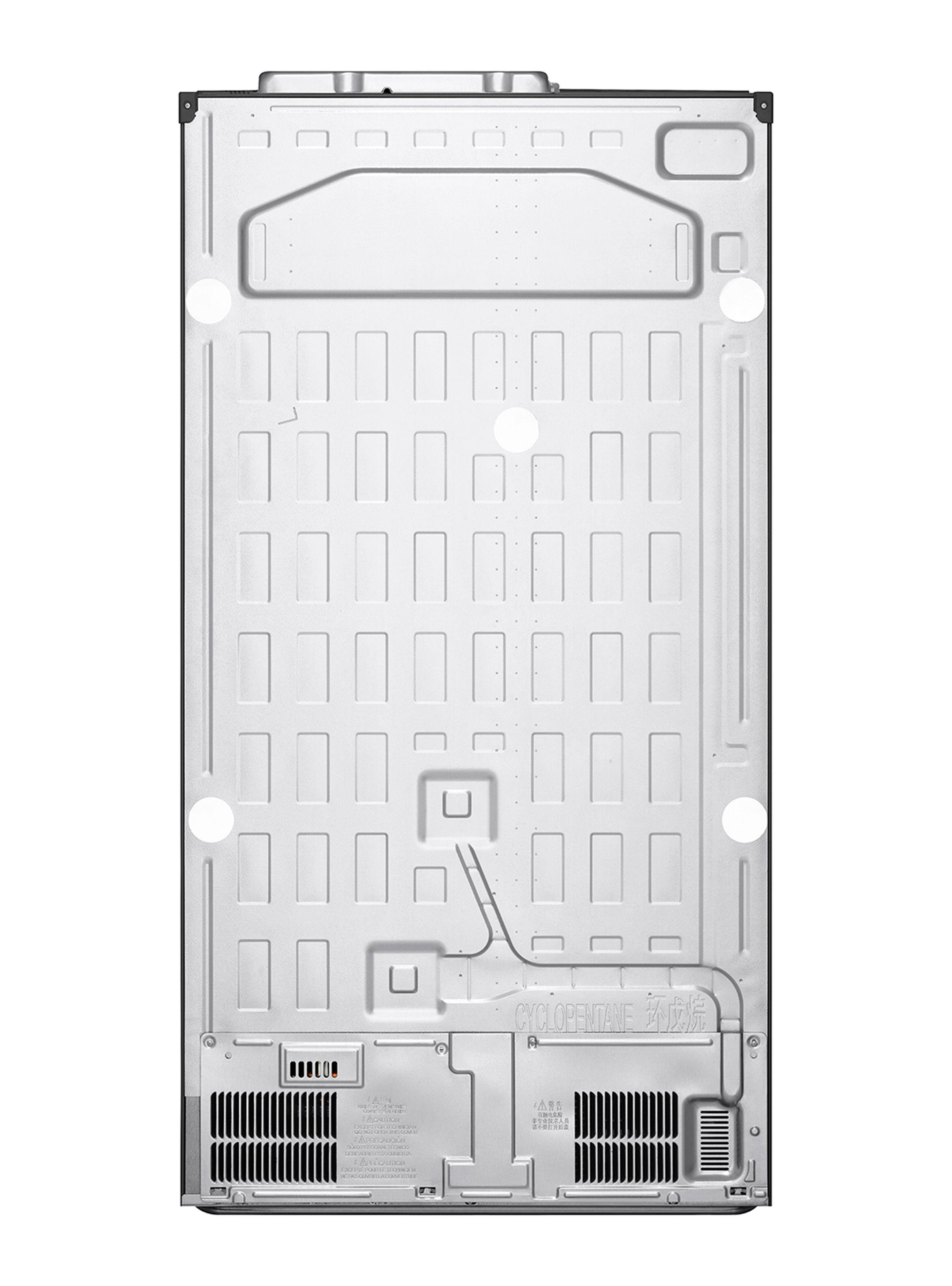 Refrigerador No Frost Side by Side LG GS66WPP Smart Inverter Compressor 611 Lts Platinum Silver-5