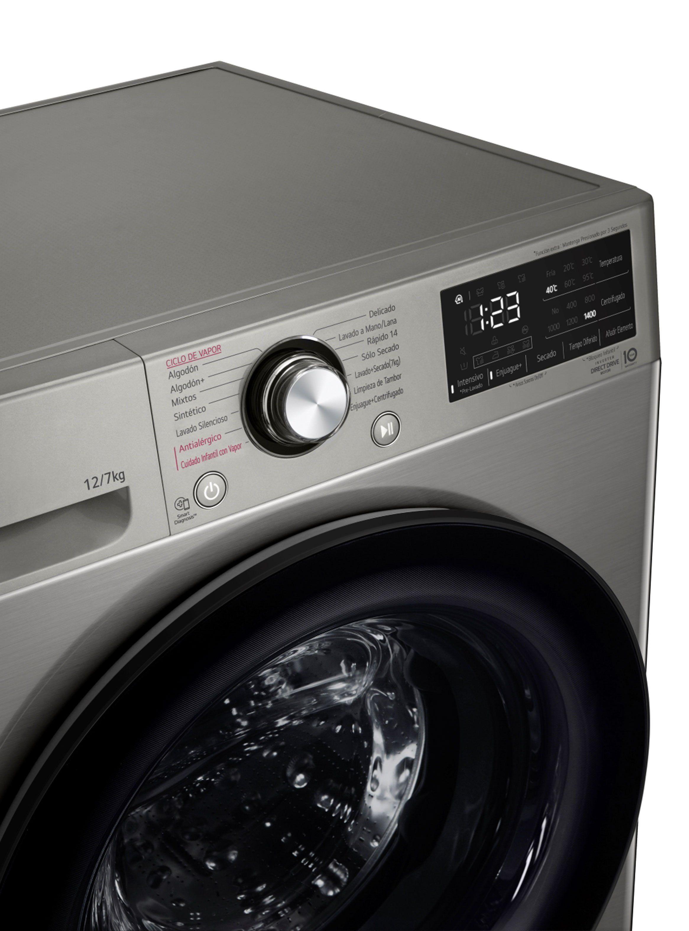 Lavadora-Secadora Frontal 12/7 Kg con AIDD WD12VVC5S6C-8