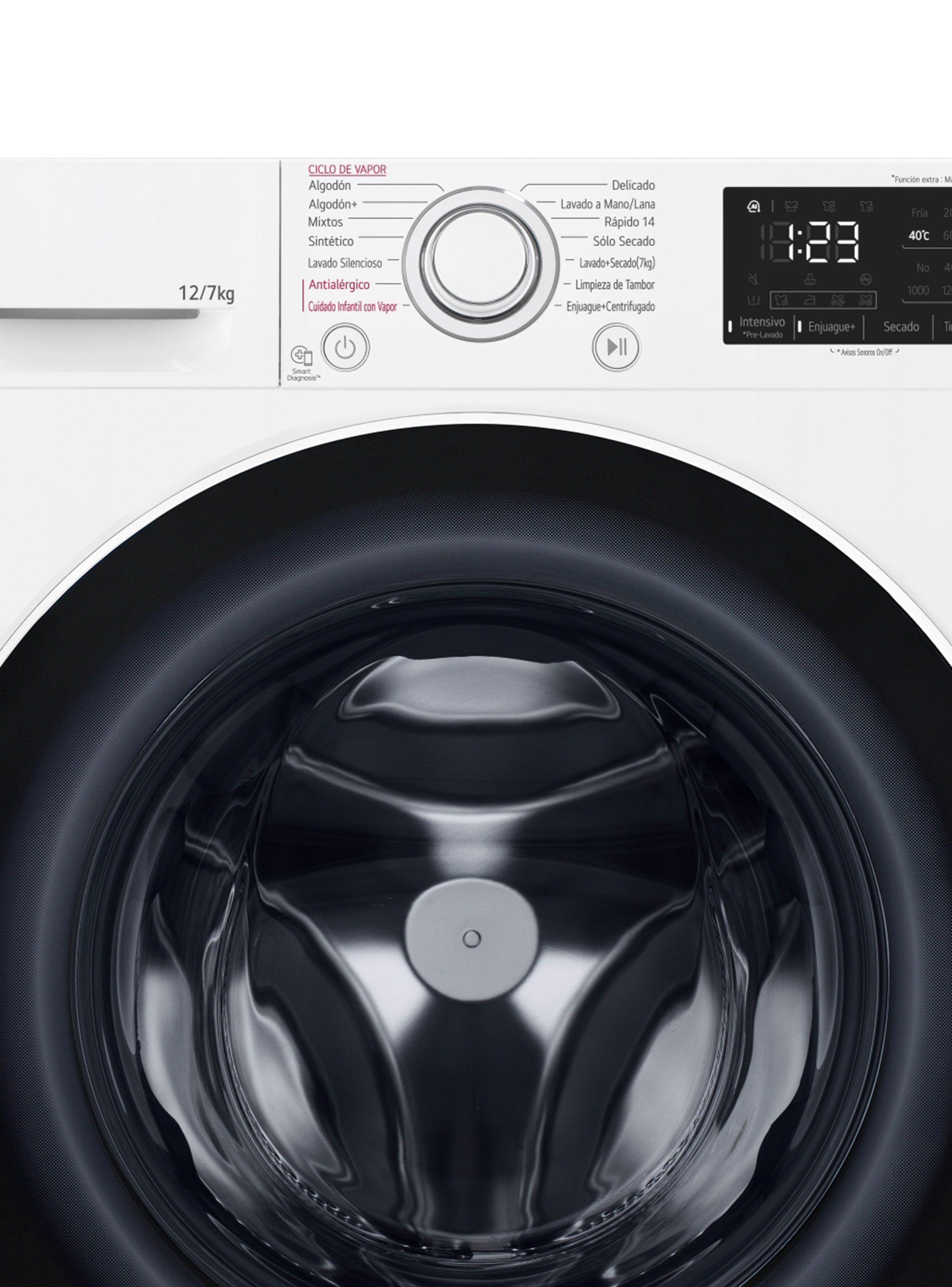Lavadora-Secadora Frontal 12/7 Kg con AIDD WD12WVC5S6  Blanca-9