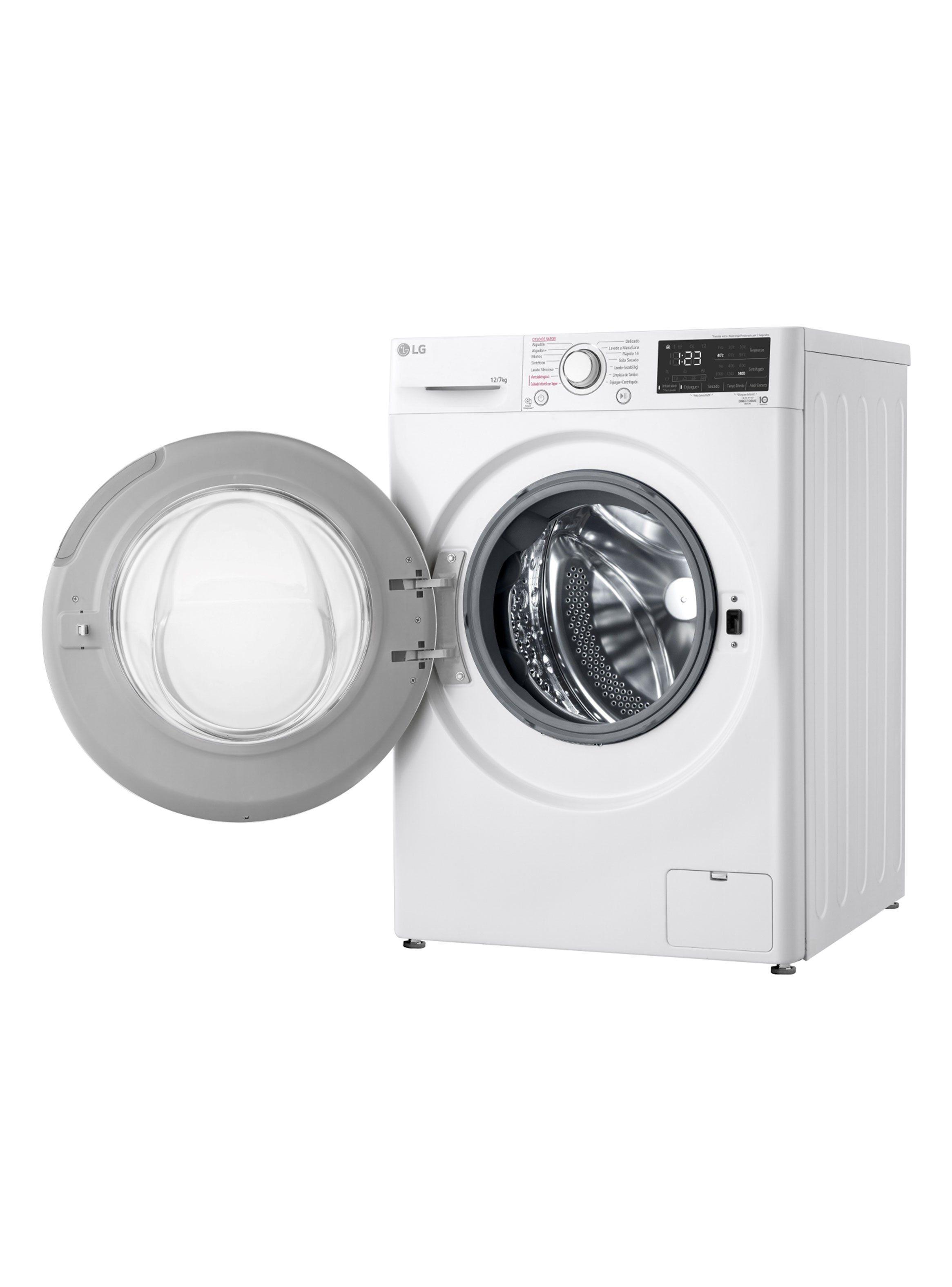 Lavadora-Secadora Frontal 12/7 Kg con AIDD WD12WVC5S6  Blanca-4