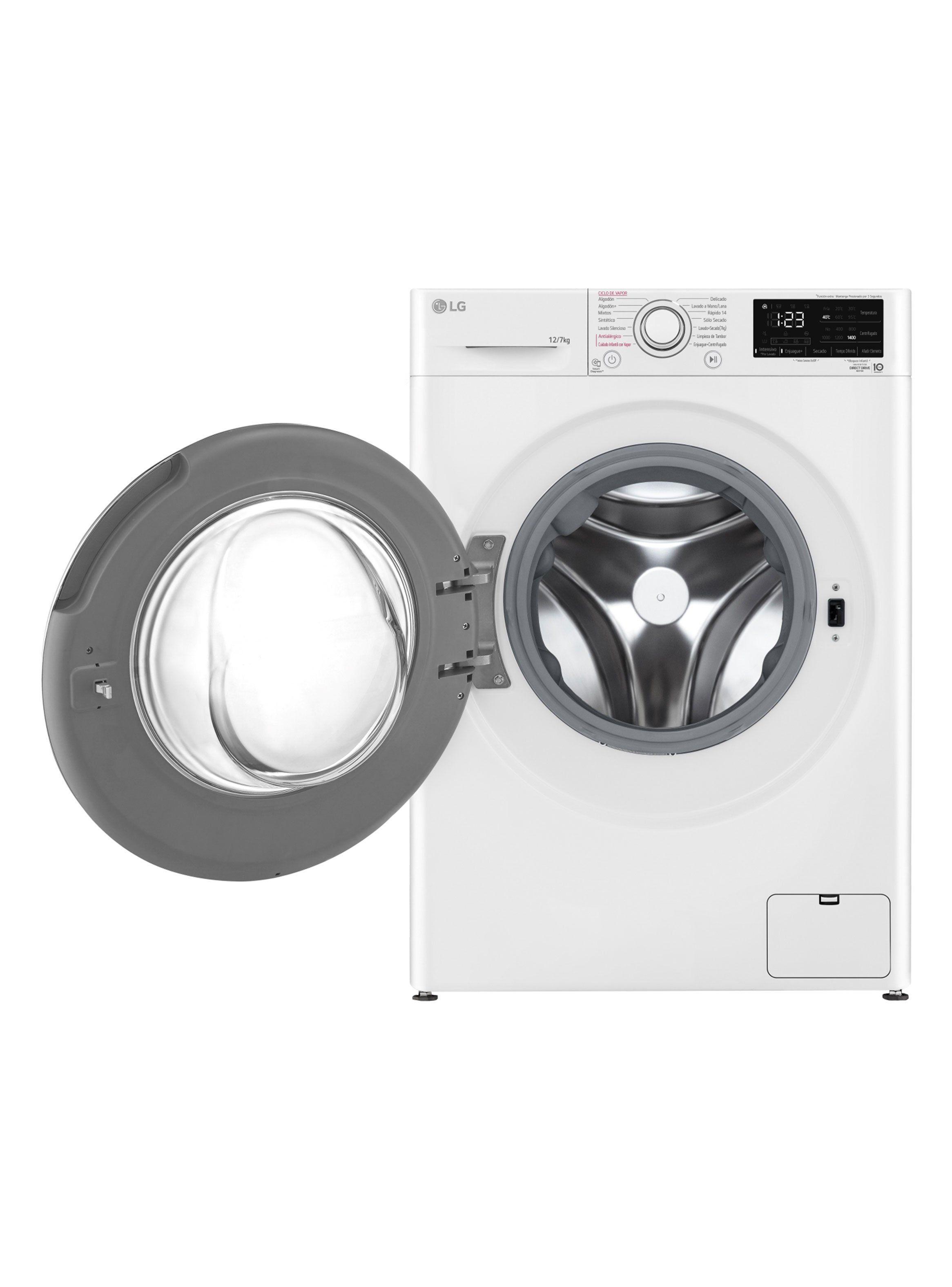 Lavadora-Secadora Frontal 12/7 Kg con AIDD WD12WVC5S6 Blanco-2