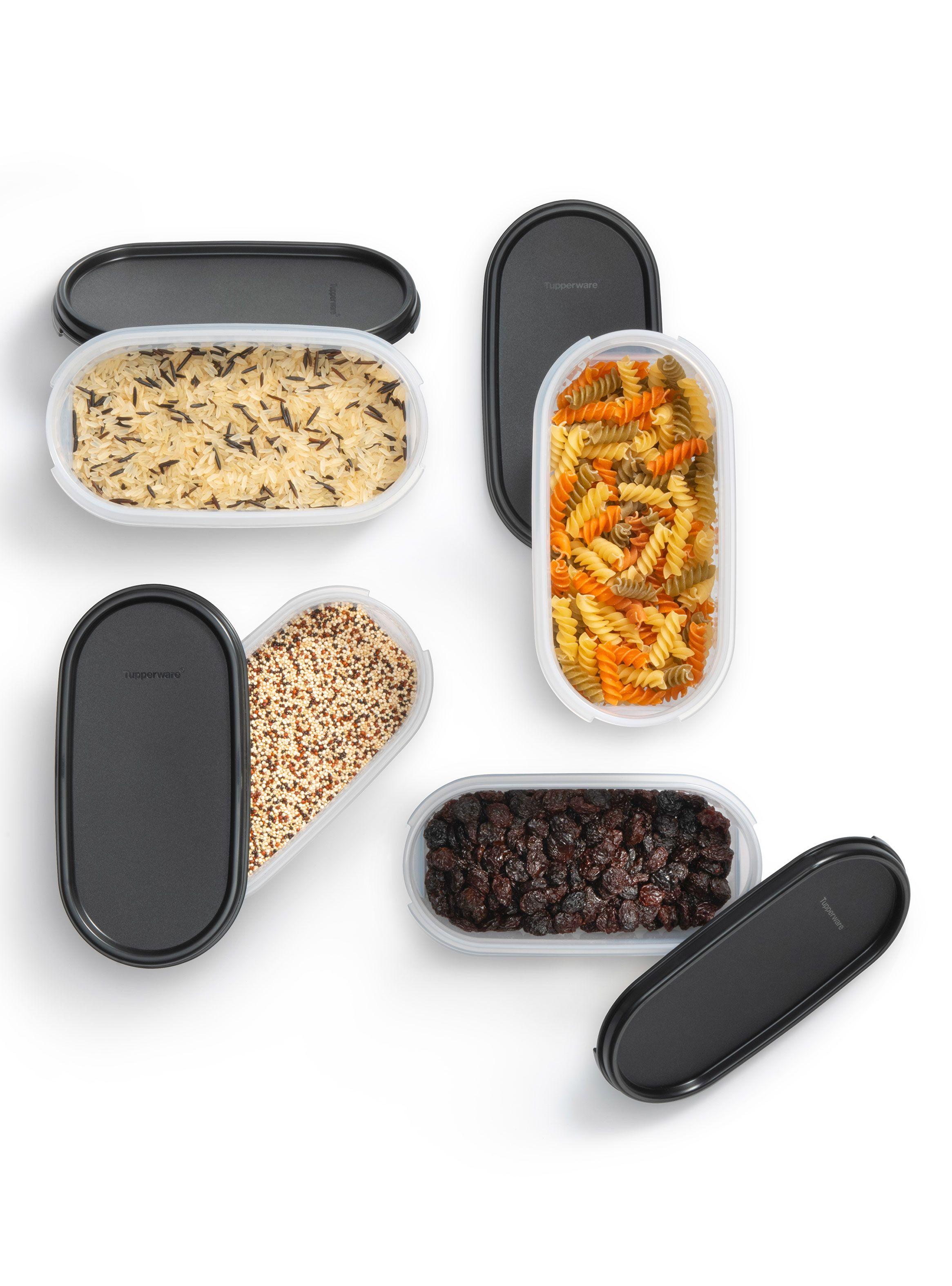 Pack 4 Contenedores Despensa Oval-1