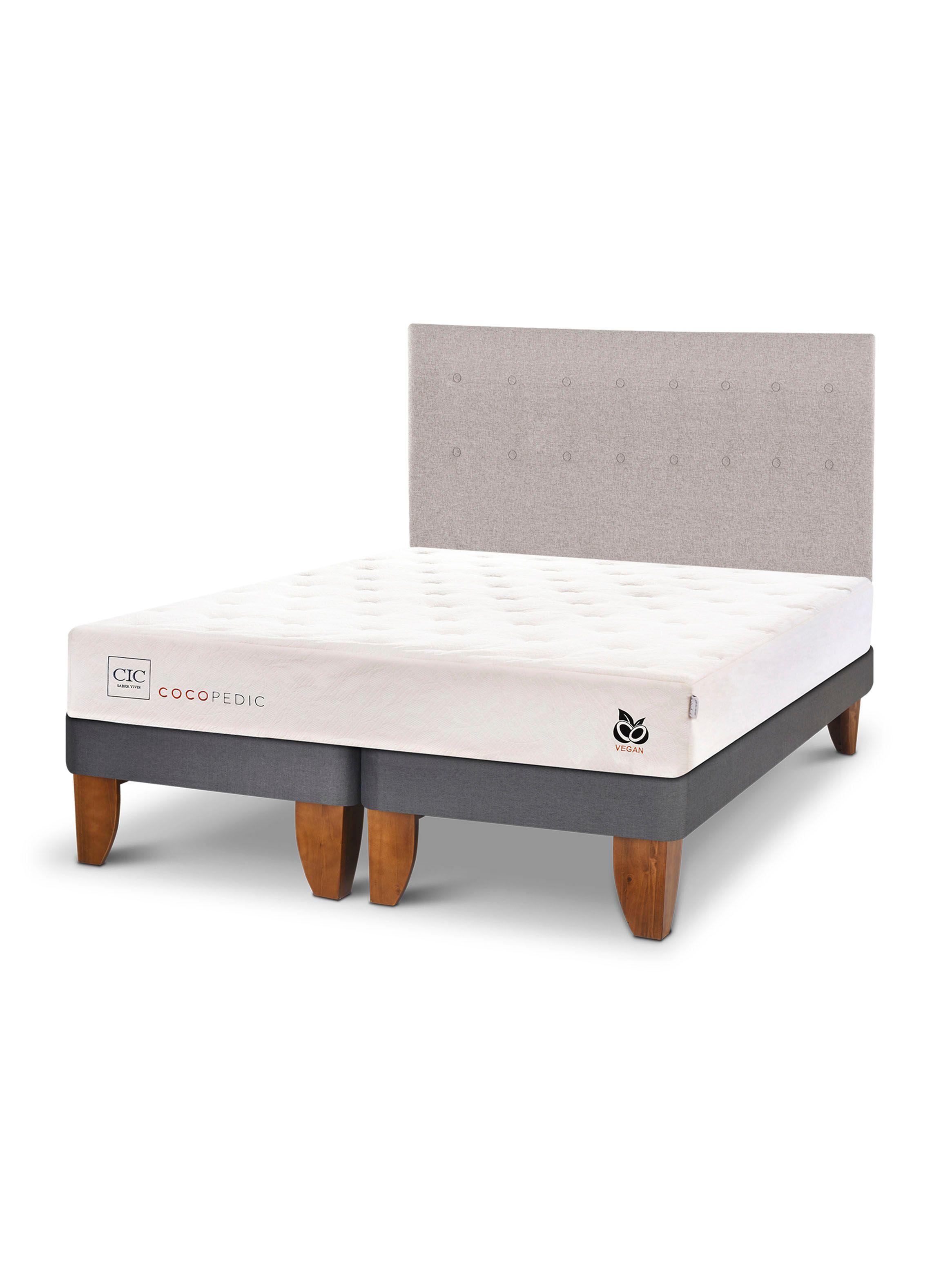Cama Europea Cocopedic King + Respaldo Tigris-2