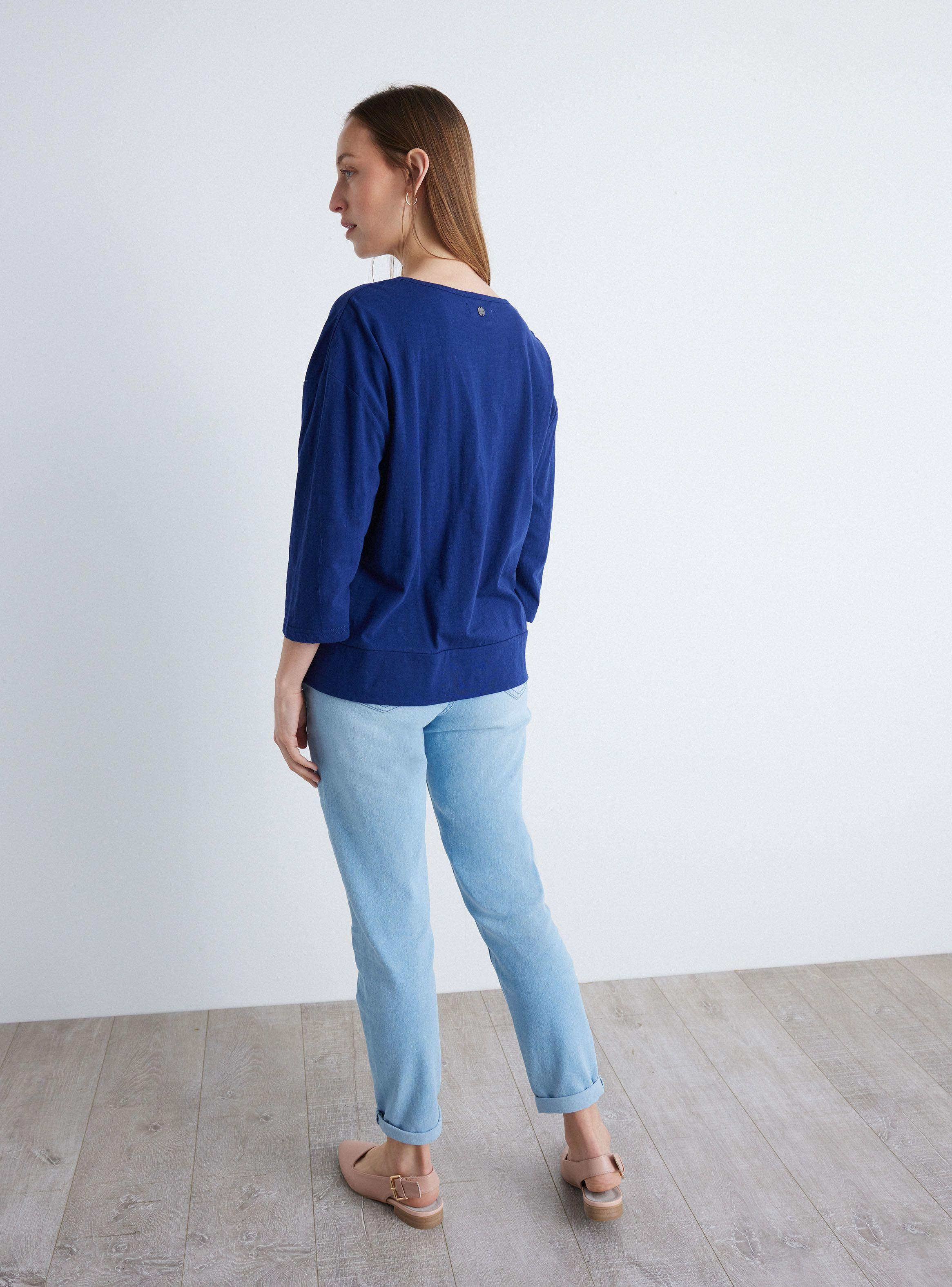 Polera Manga Caída Abertura Escote-5