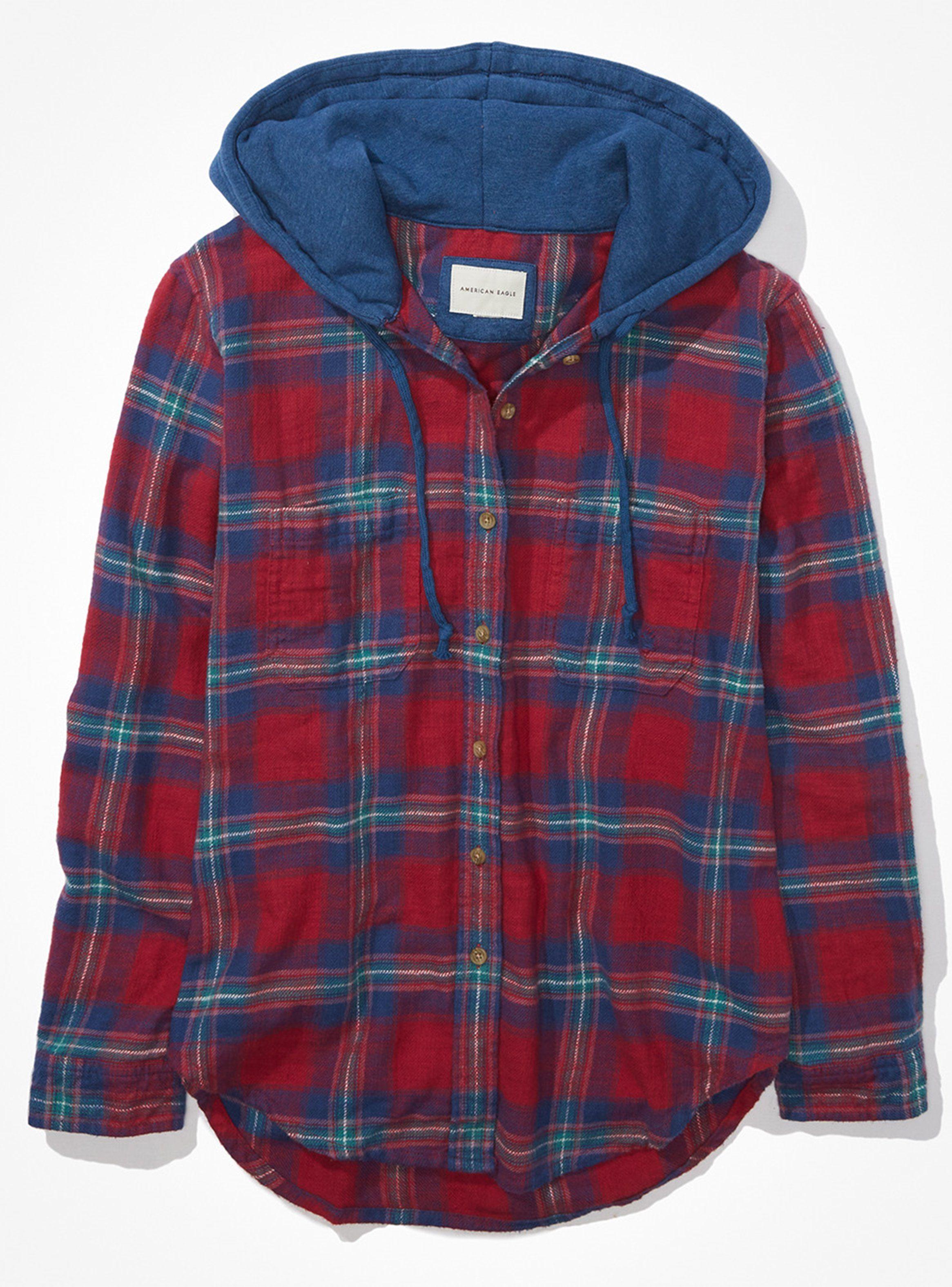 Camisa Oversized Hooded Flannel Shirt-2