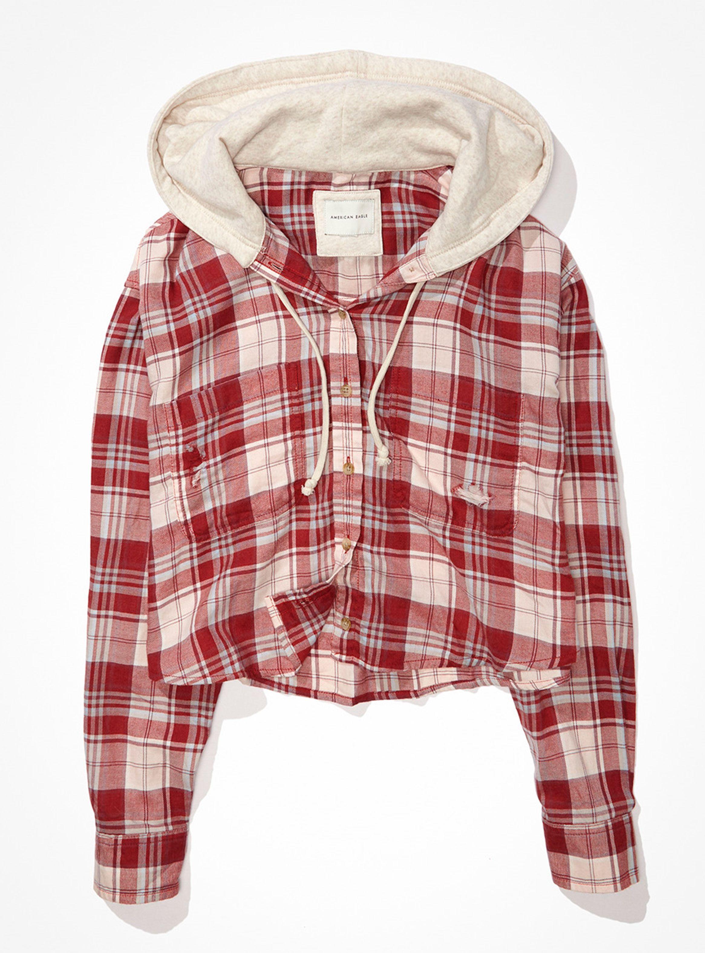 Camisa Crop Cuadrillé-2