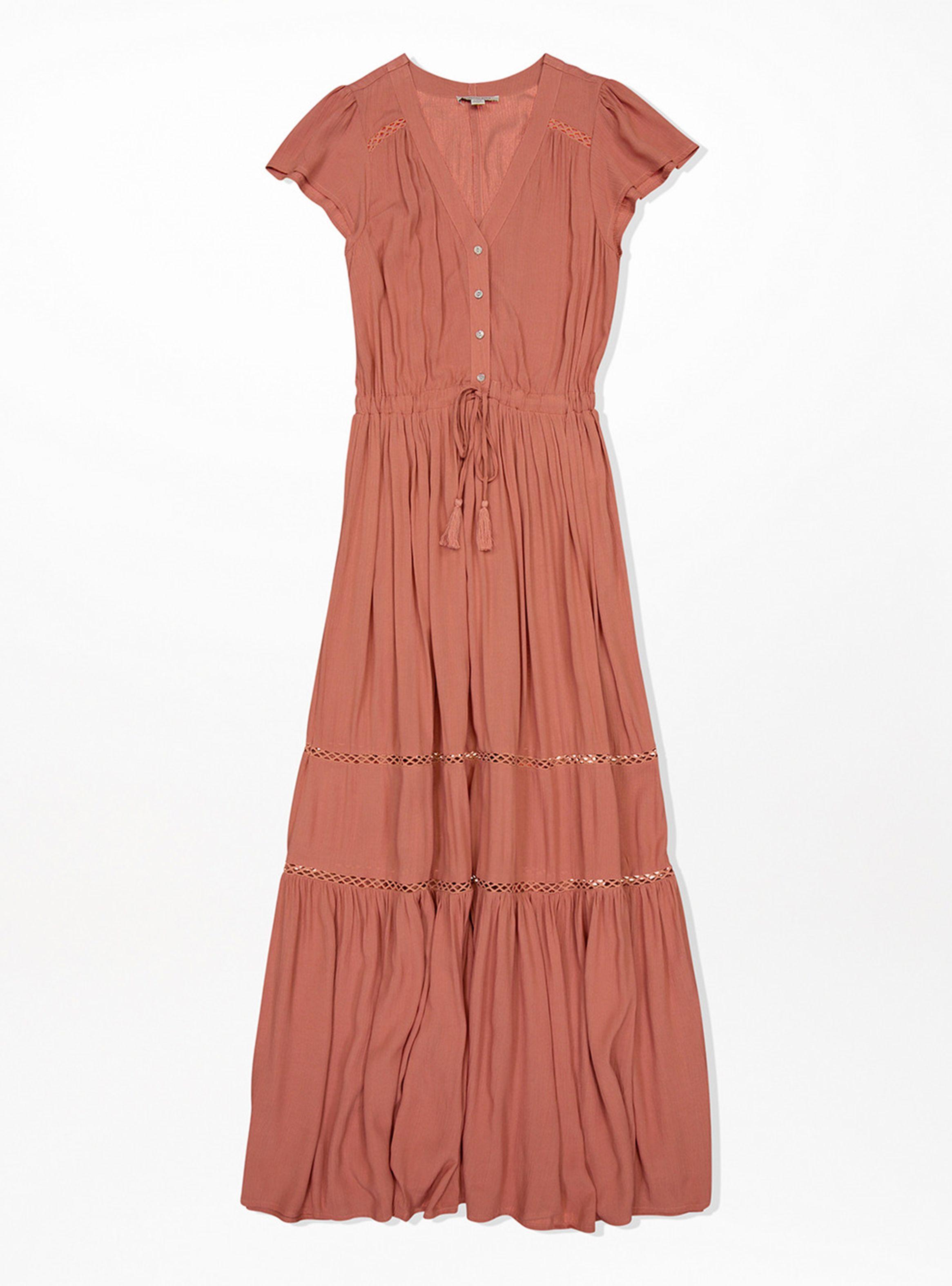 Vestido Printed Tiered Maxi-0