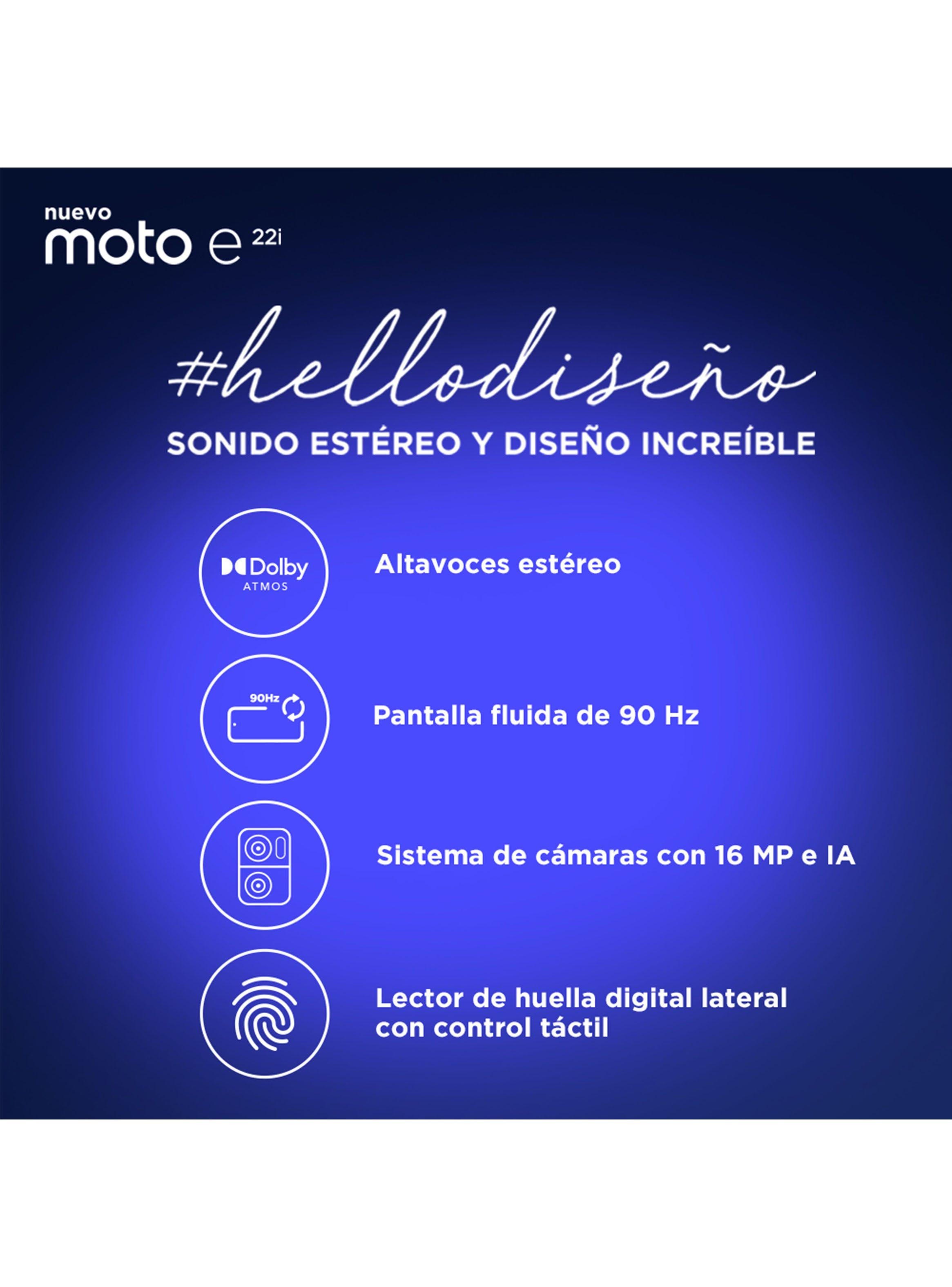 Motorola Moto E22i 64GB 6.5" Blanco WOM-3