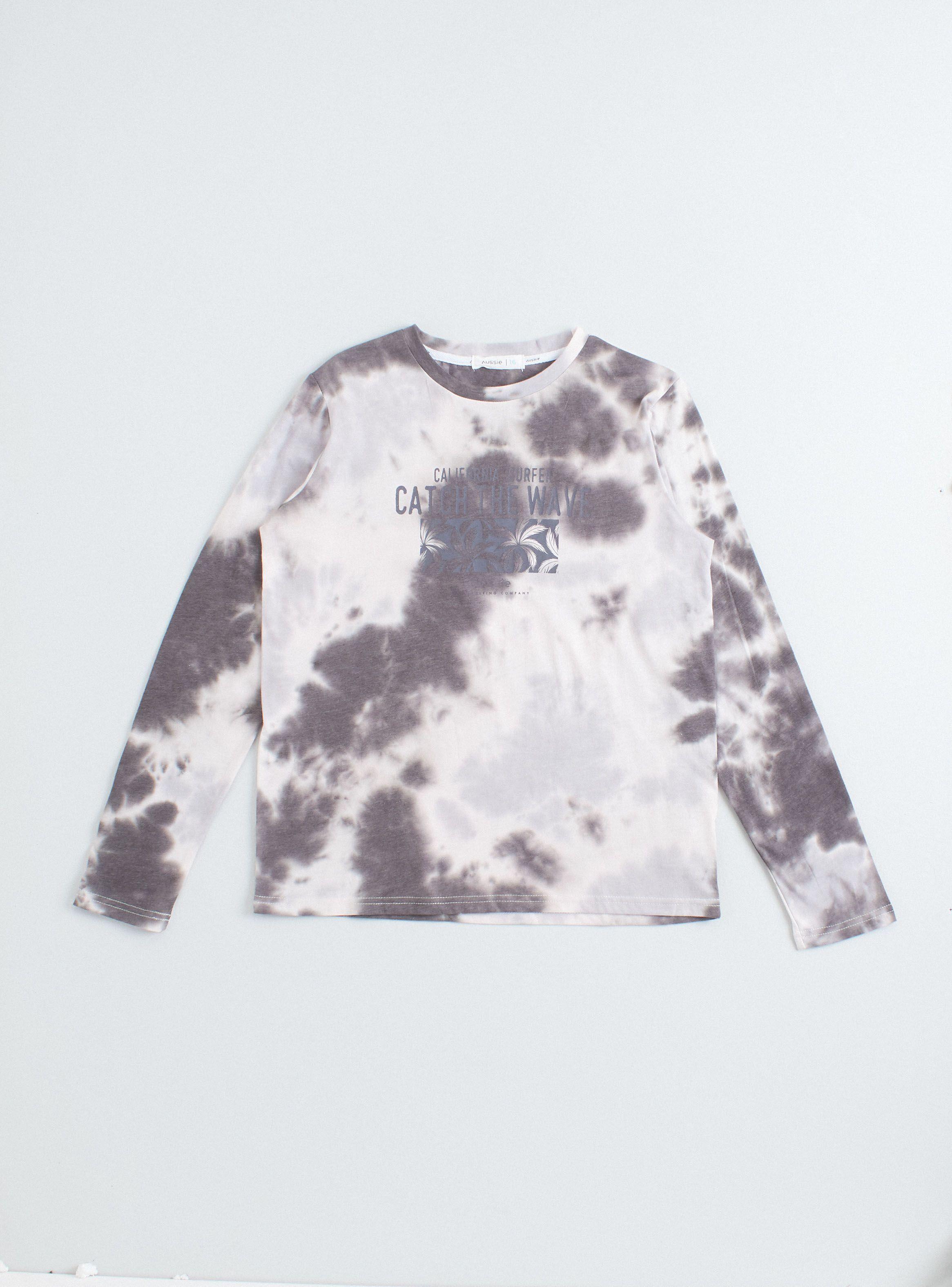 Polera Manga Larga Tie Dye Niño-0