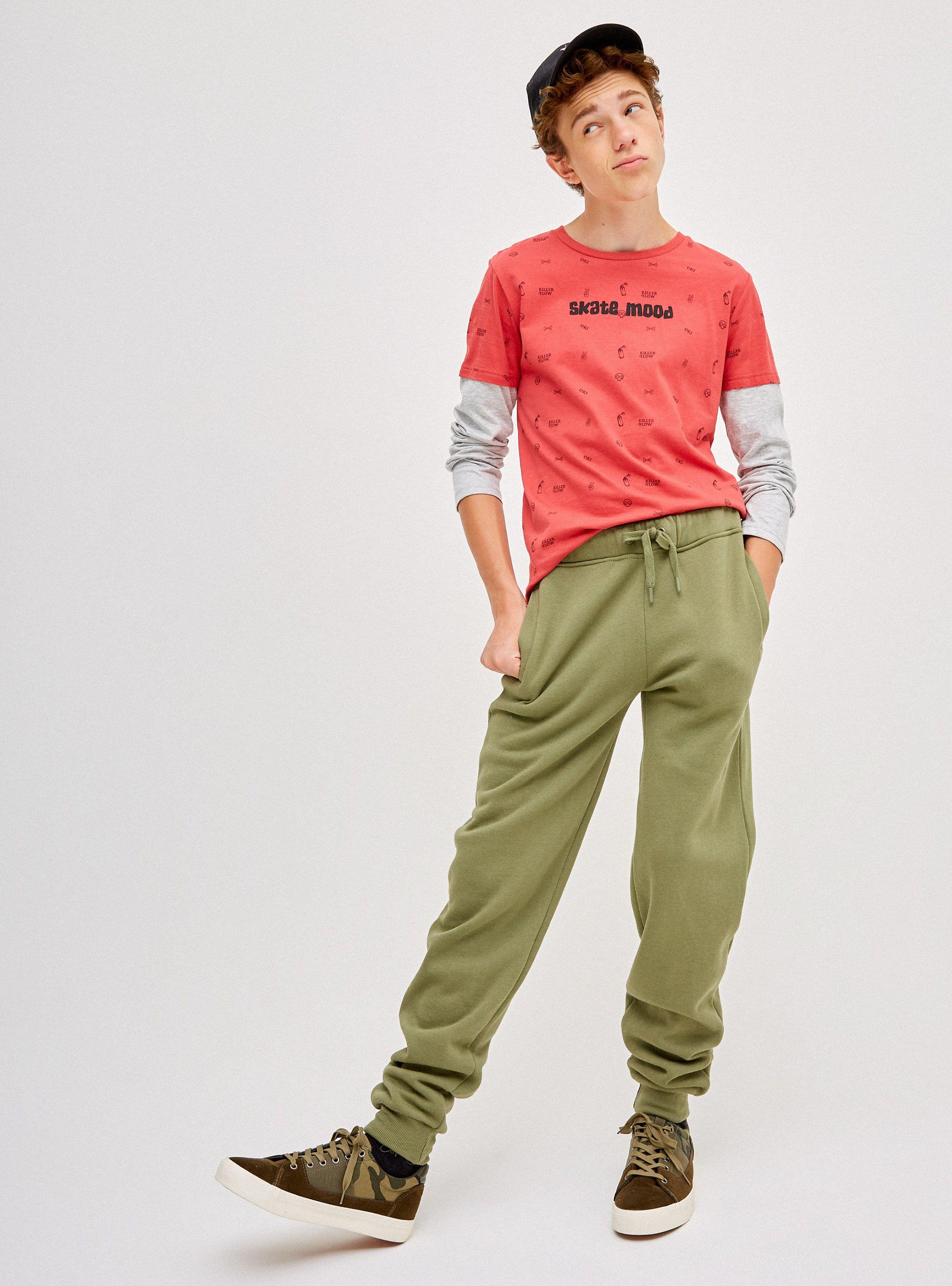 Pantalón Color Solid Niño-0