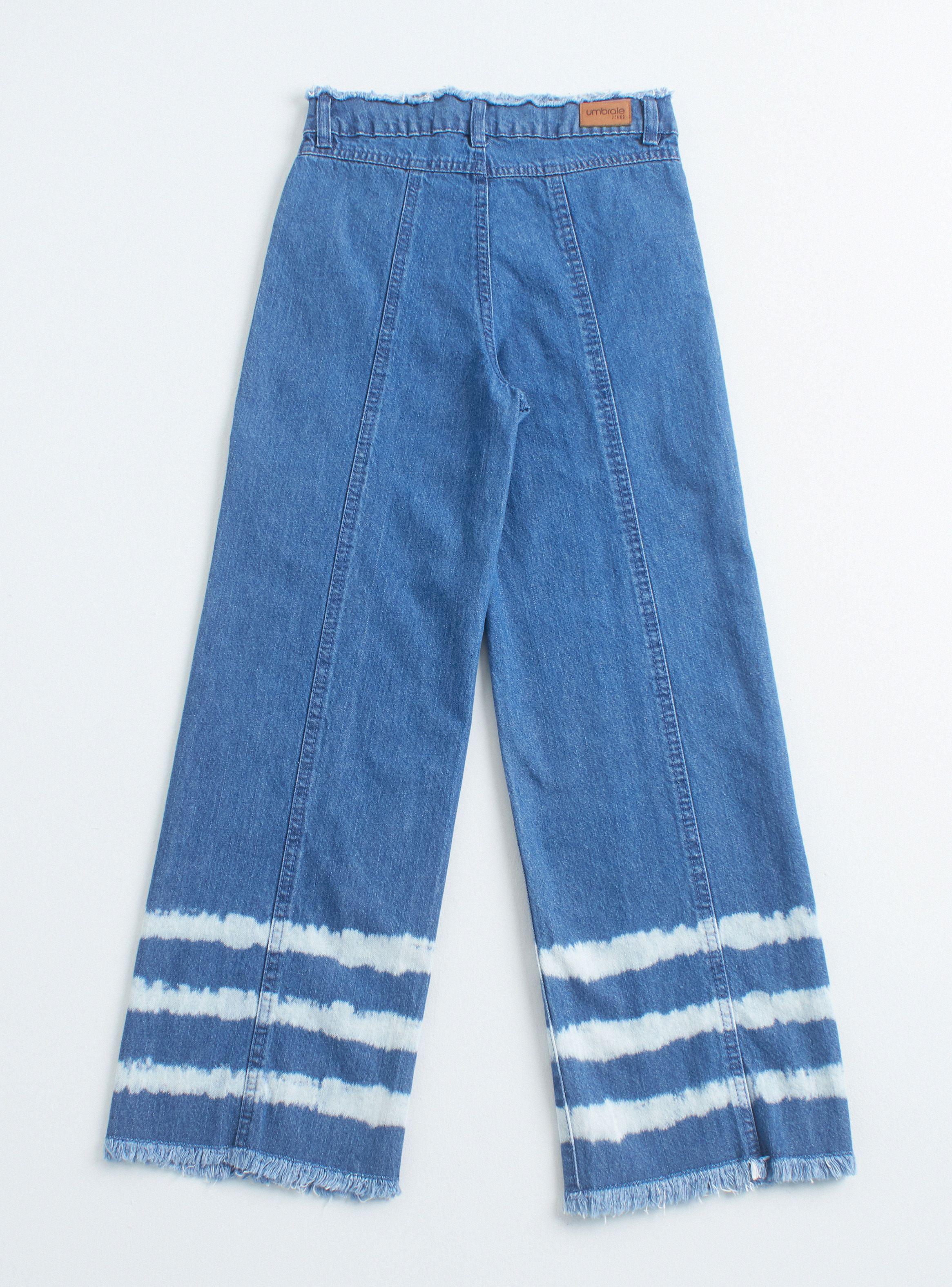 Jeans Wide Leg Tie Dye Niña-1