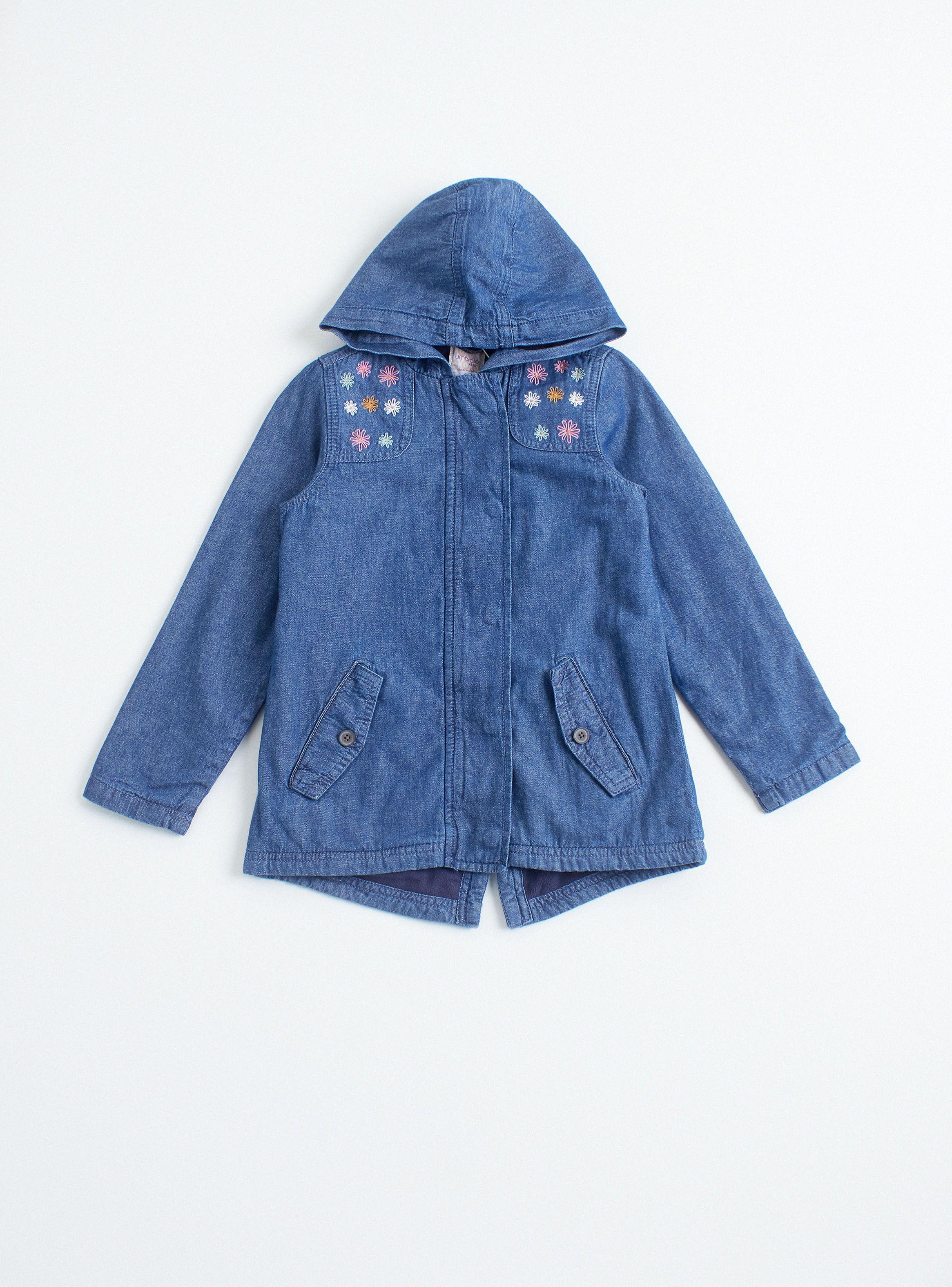 Chaqueta Denim Sherpa Niña-1