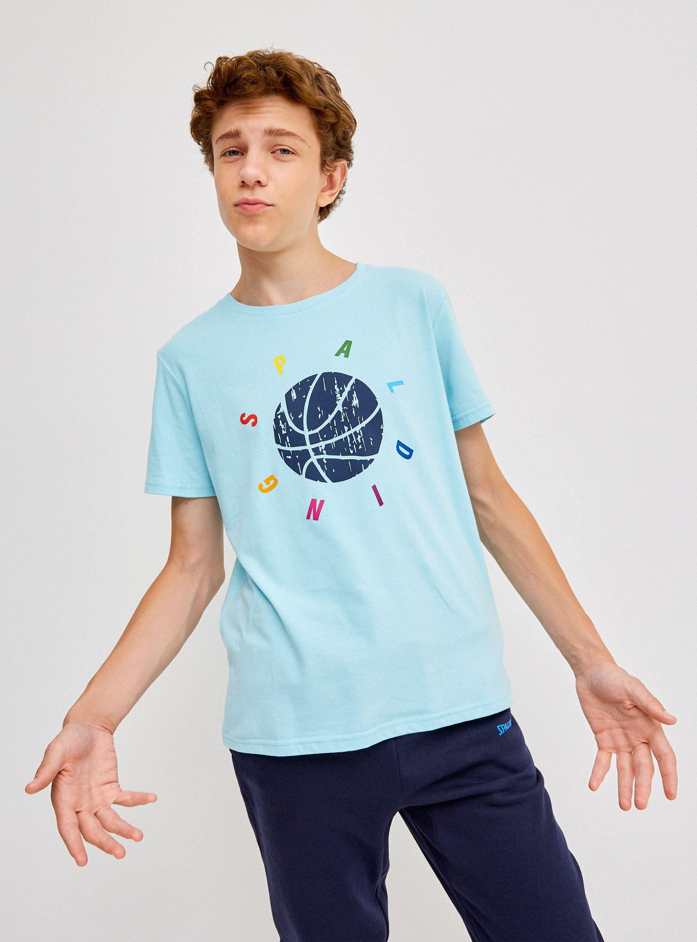 Polera Básica Estampado Logo Niño-0