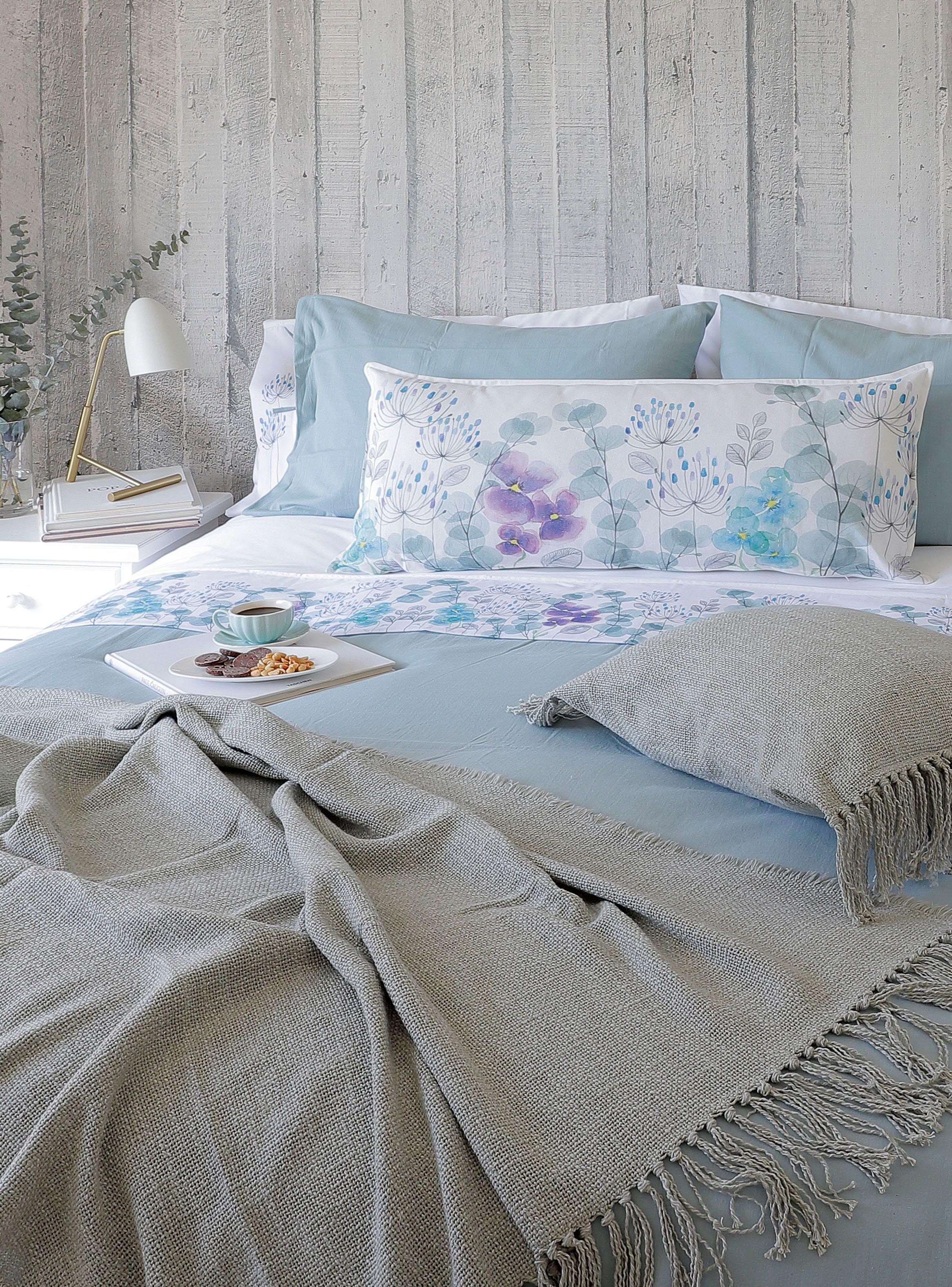 Juego de Sábanas 2 Plazas Jardín Pensamientos-2