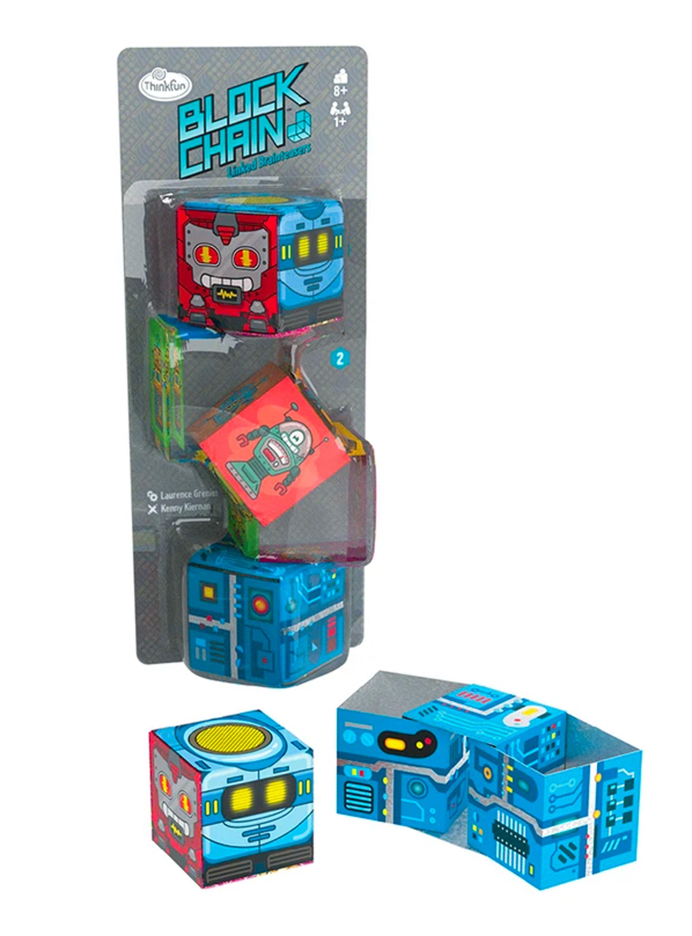 Thinkfun Juego de Ingenio Block chain Robots Caramba-1