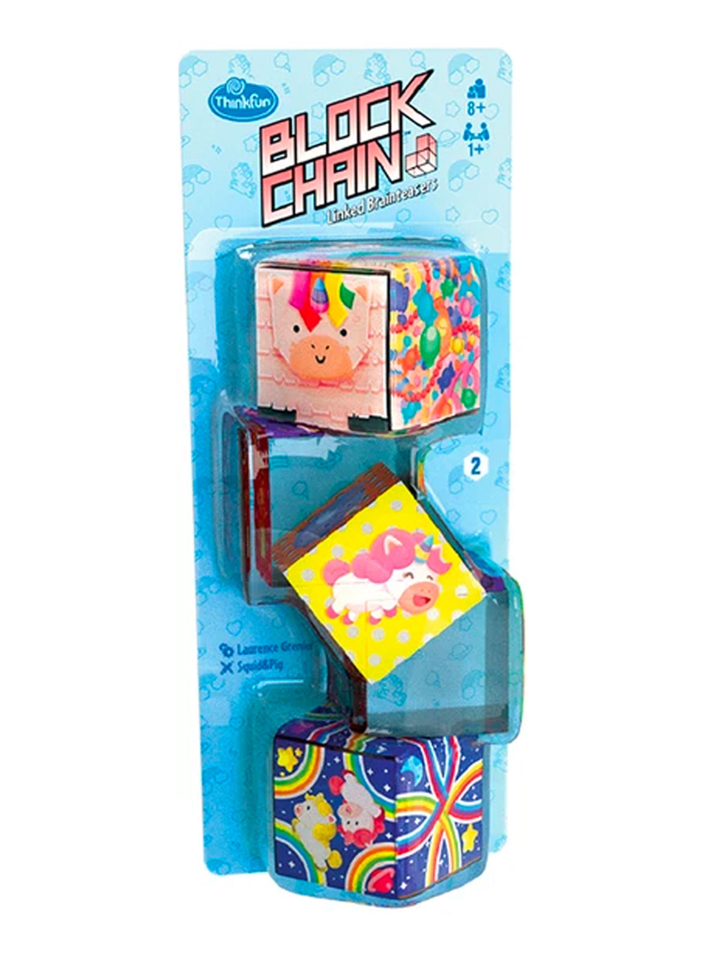Thinkfun Juego de Ingenio Block chain Unicorns Caramba-0