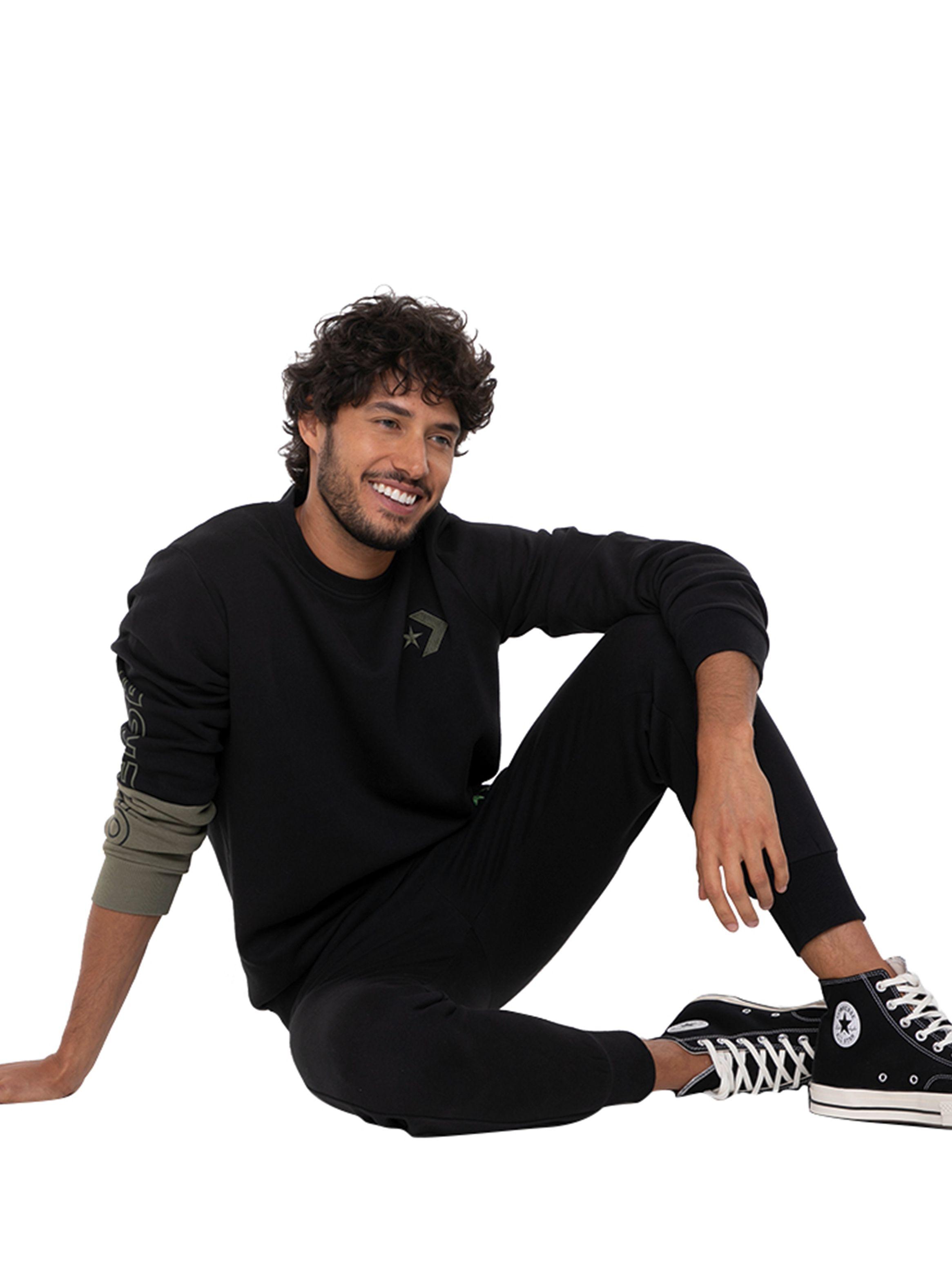 Polerón Eleveted Crew Converse-4