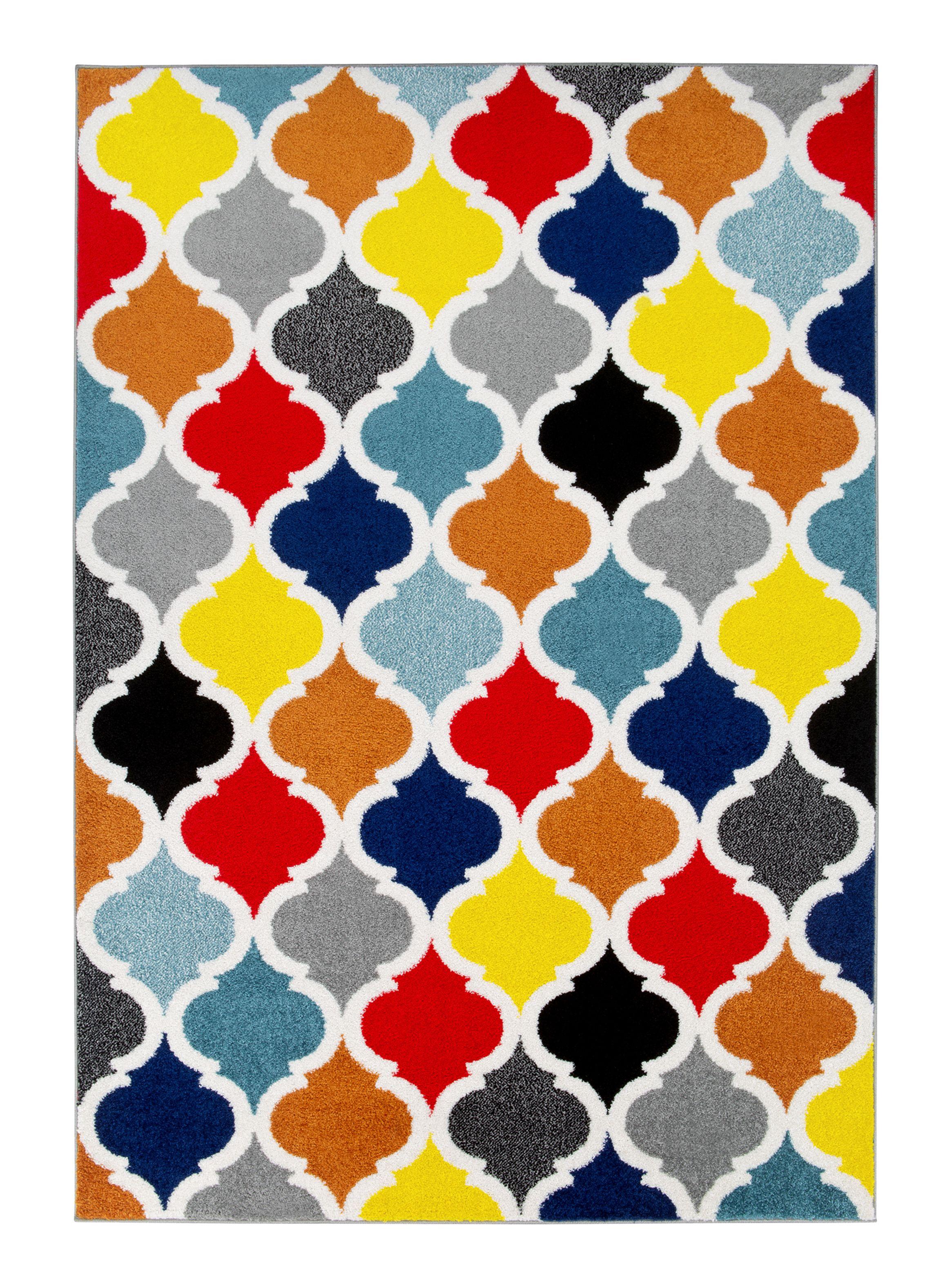 Alfombra Florida Multi 120 x 180 cm Rombos-0