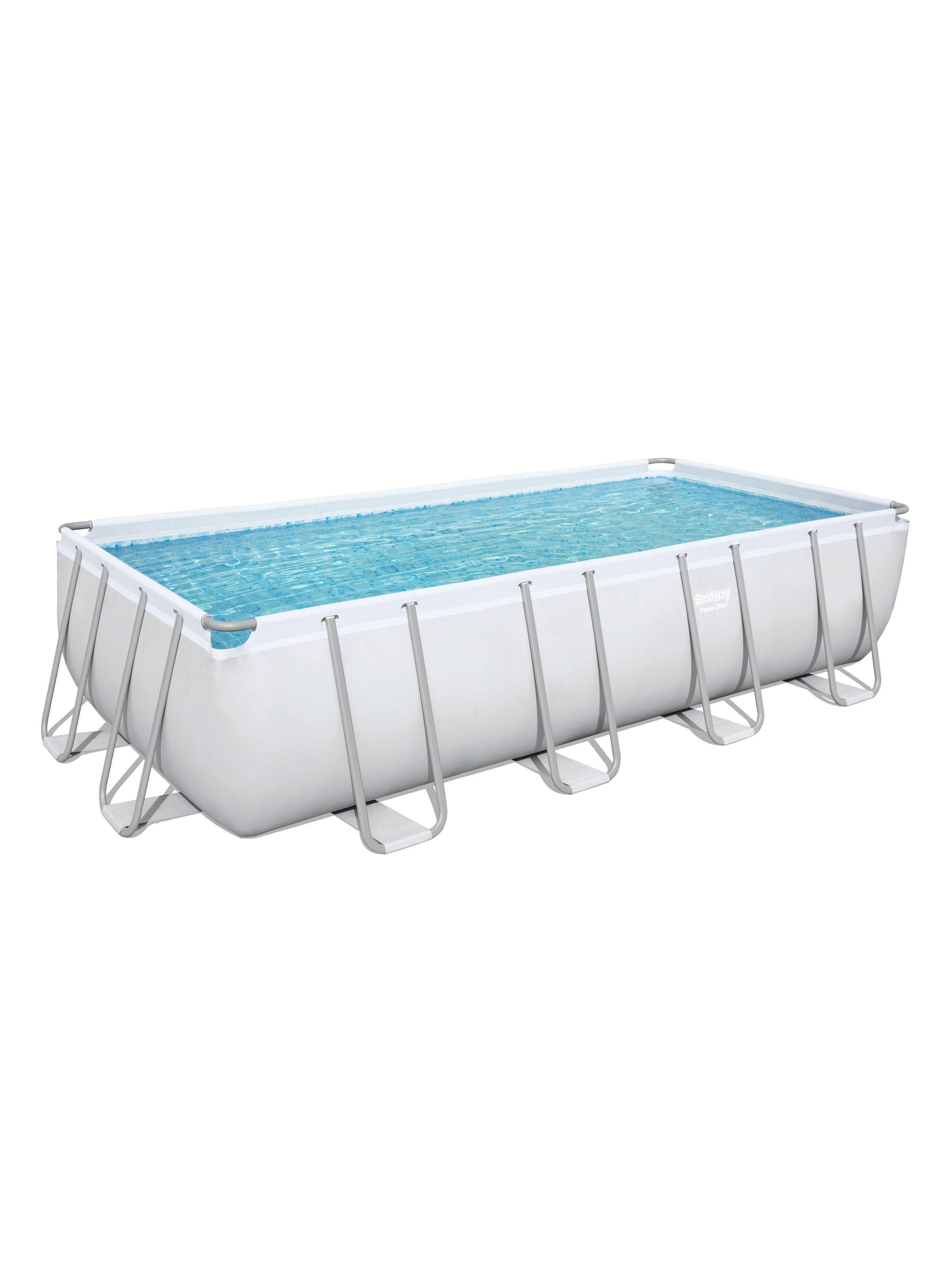 Piscina Power Steel Grey 549 Bestway-0