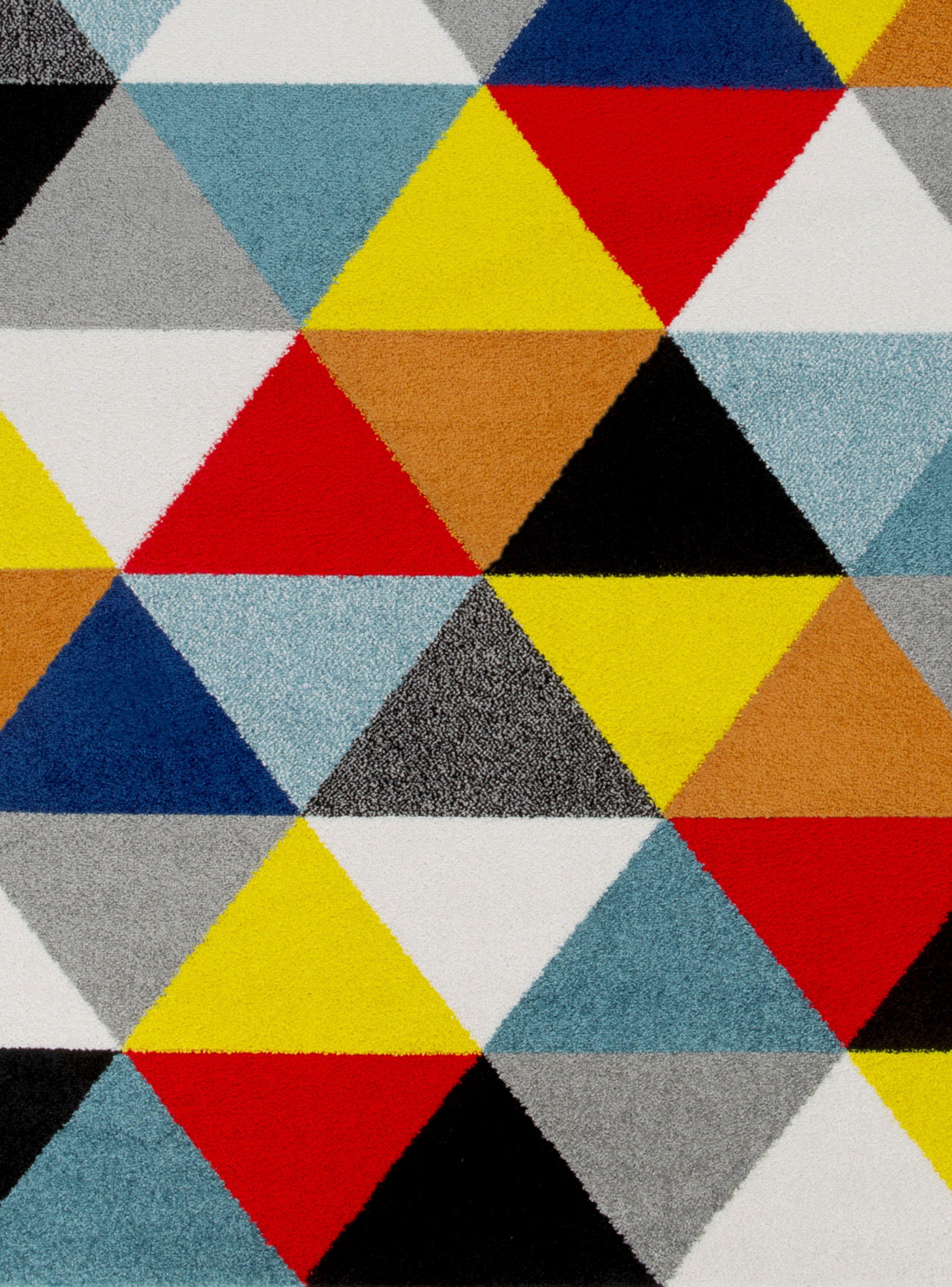 Alfombra Florida Multi 120 x 180 cm Triángulos-3