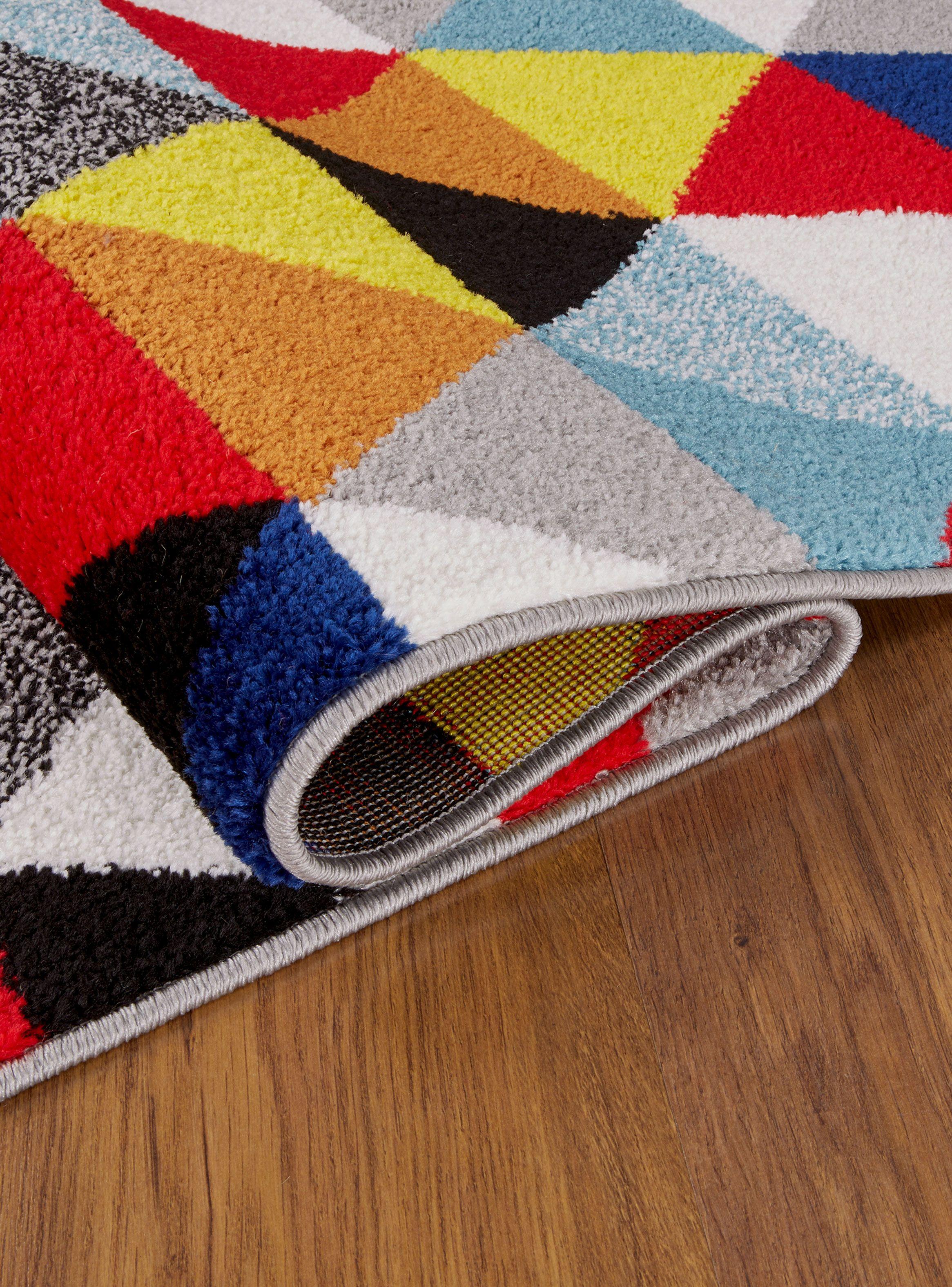 Alfombra Florida Multi 120 x 180 cm Triángulos-2