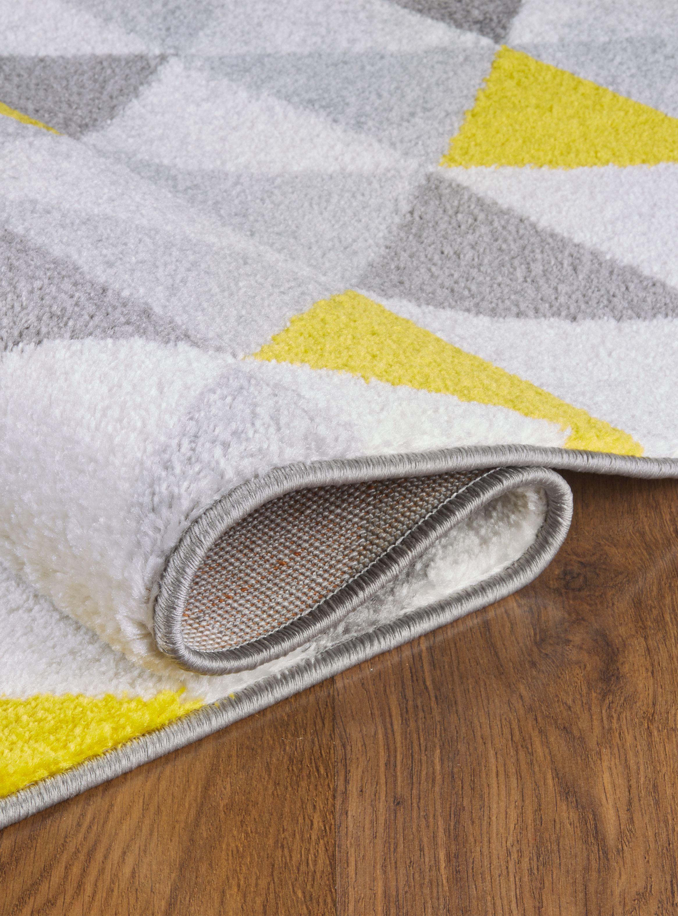 Alfombra Pasillo Florida Amarillo 70 x 230 cm-1