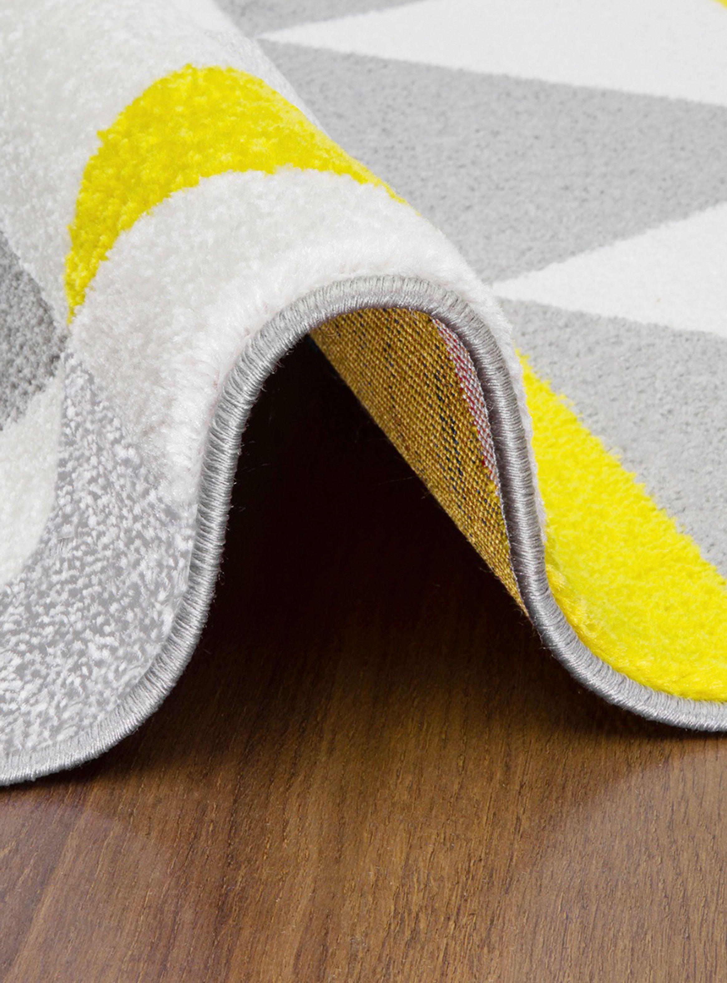 Alfombra Pasillo Florida Amarillo 70 x 230 cm-2