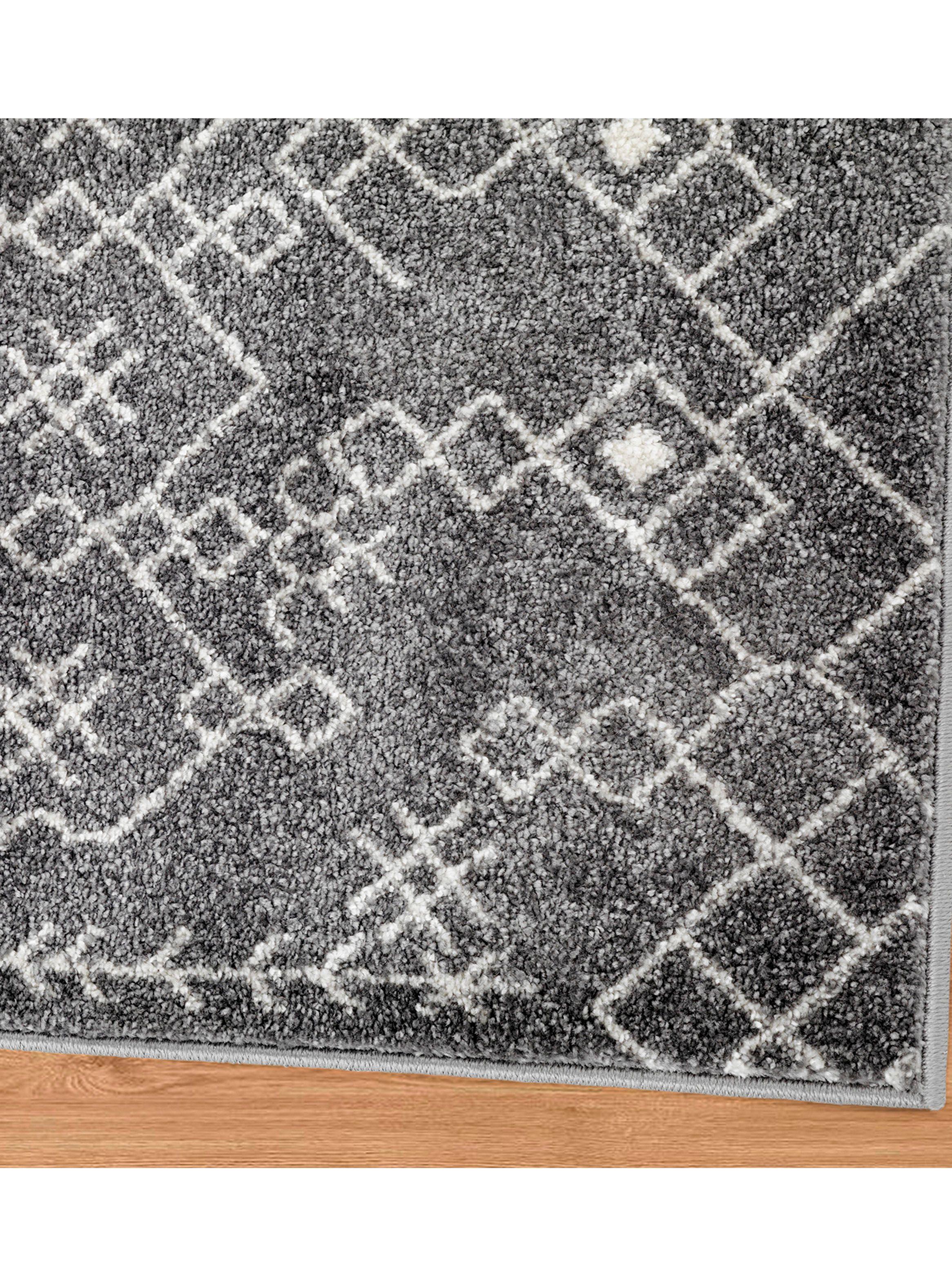 Alfombra Pasillo Florida Gris 70 x 230 cm Étnico-4