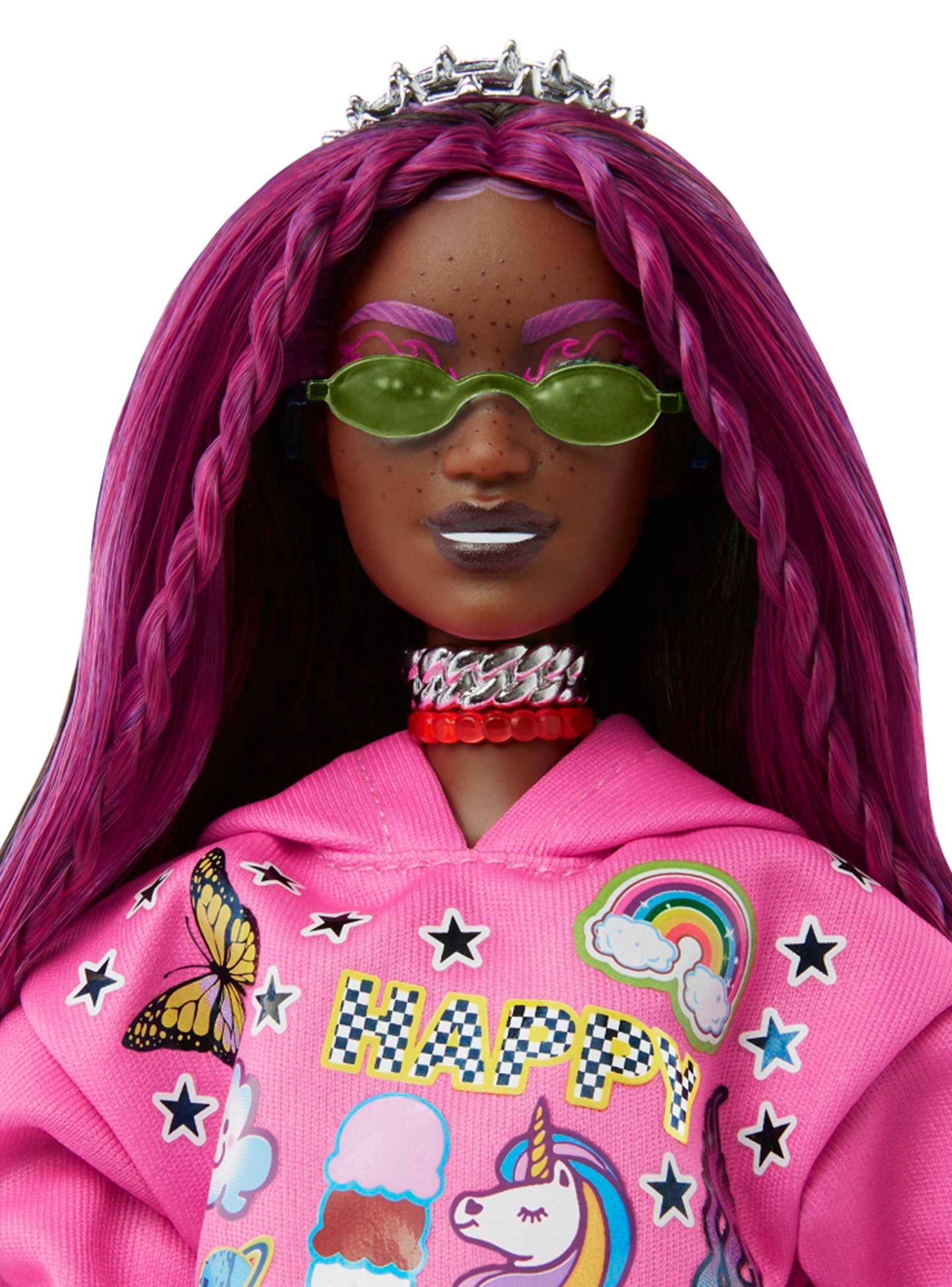 Muñeca Cabello Rosa y Pop Punk-1