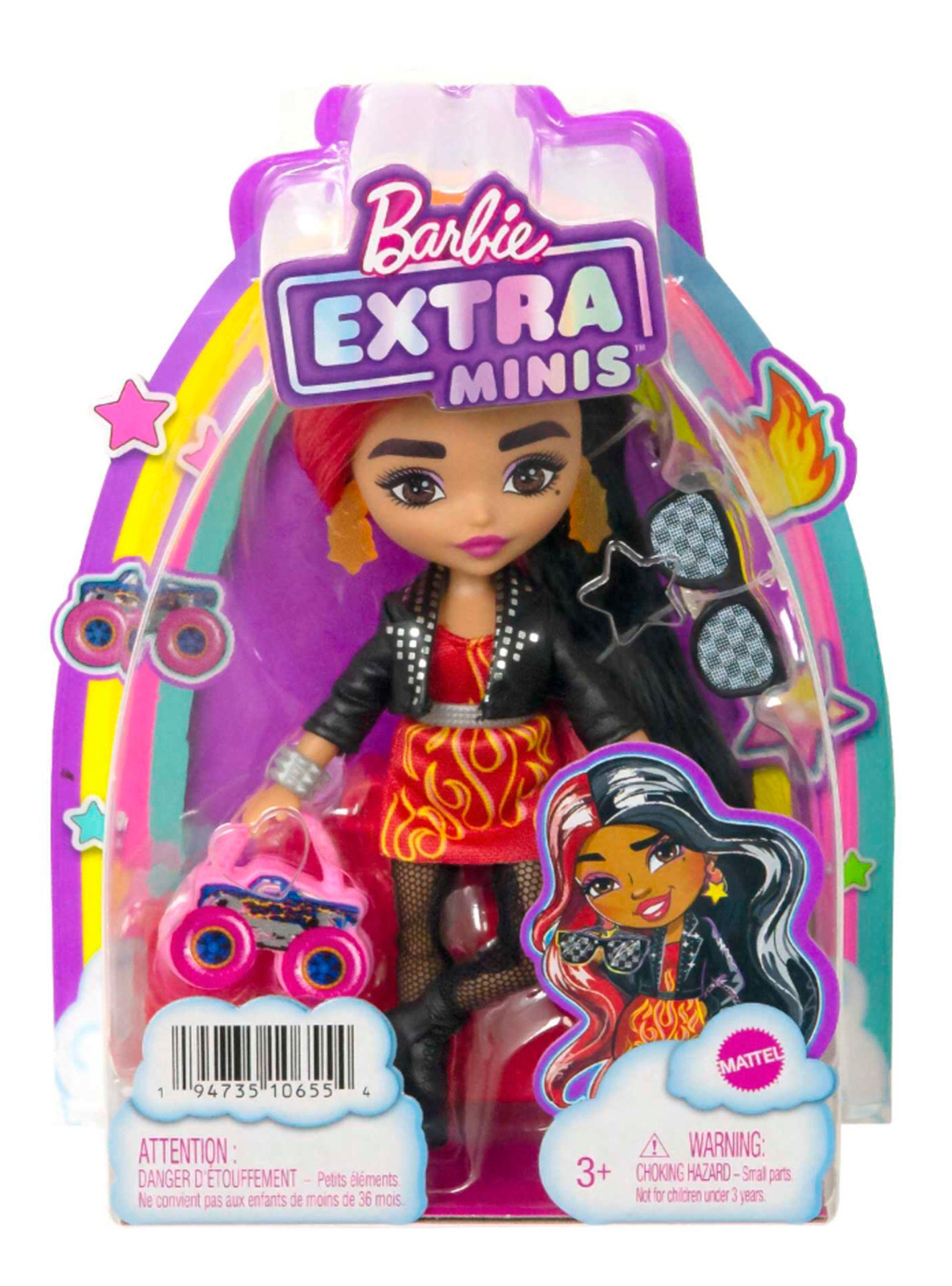 Minis Muñeca Cabello Rojo y Negro-4