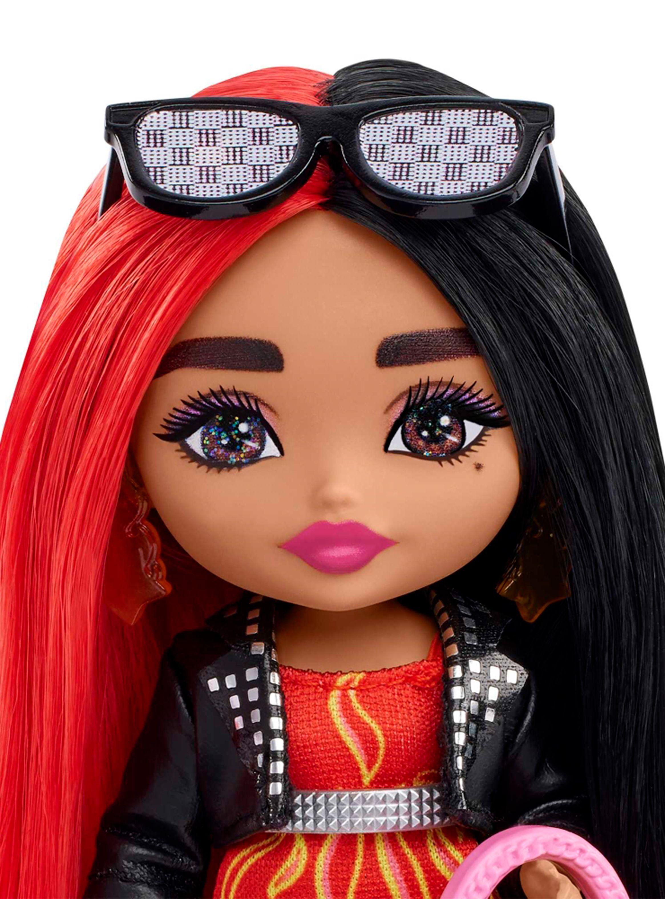 Minis Muñeca Cabello Rojo y Negro-2