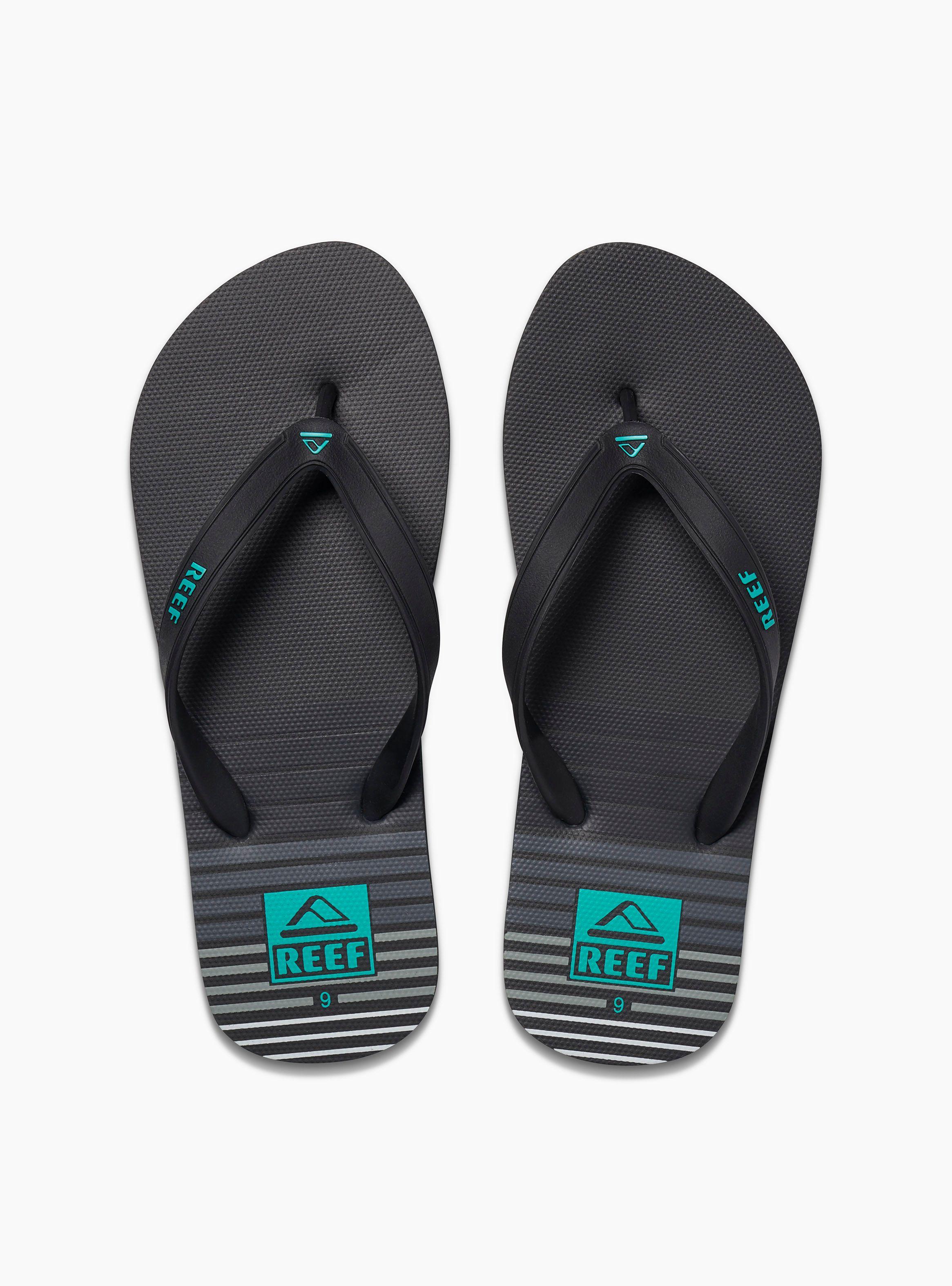 Sandalia Reef Switchfoot Prints Negro Hombre-1