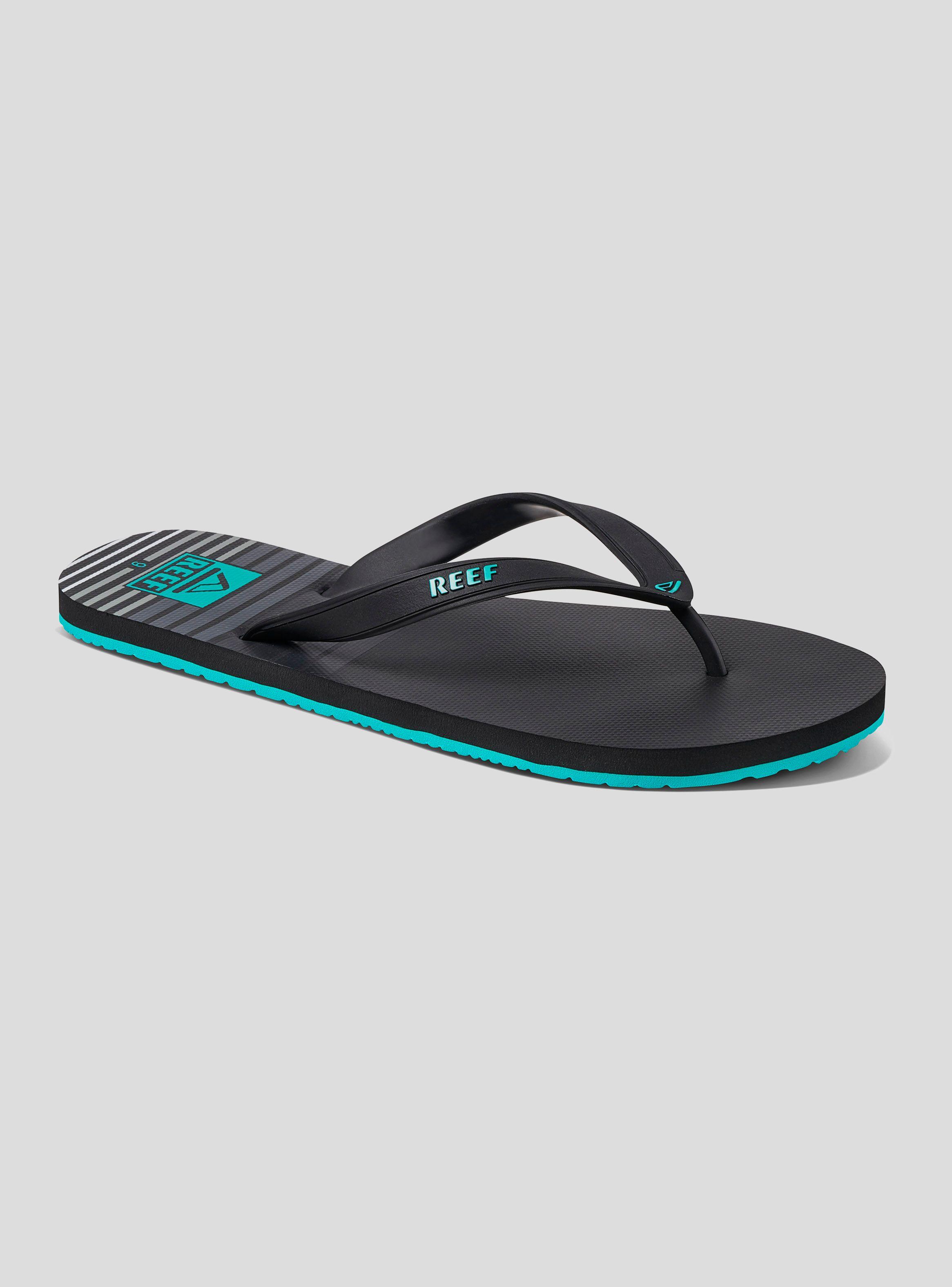 Sandalia Reef Switchfoot Prints Negro Hombre-0