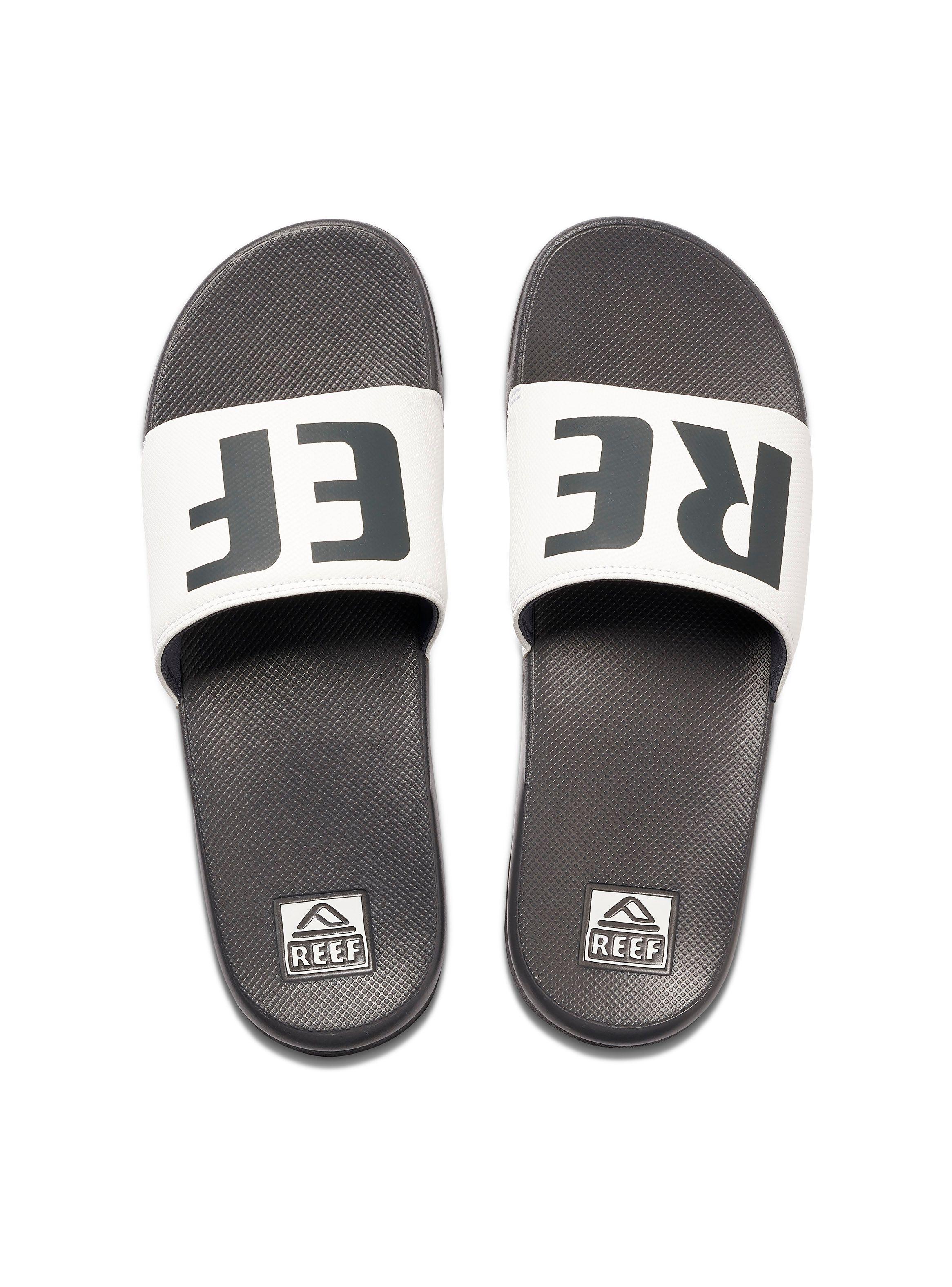 Sandalia Reef One Slide Blanco Hombre-2