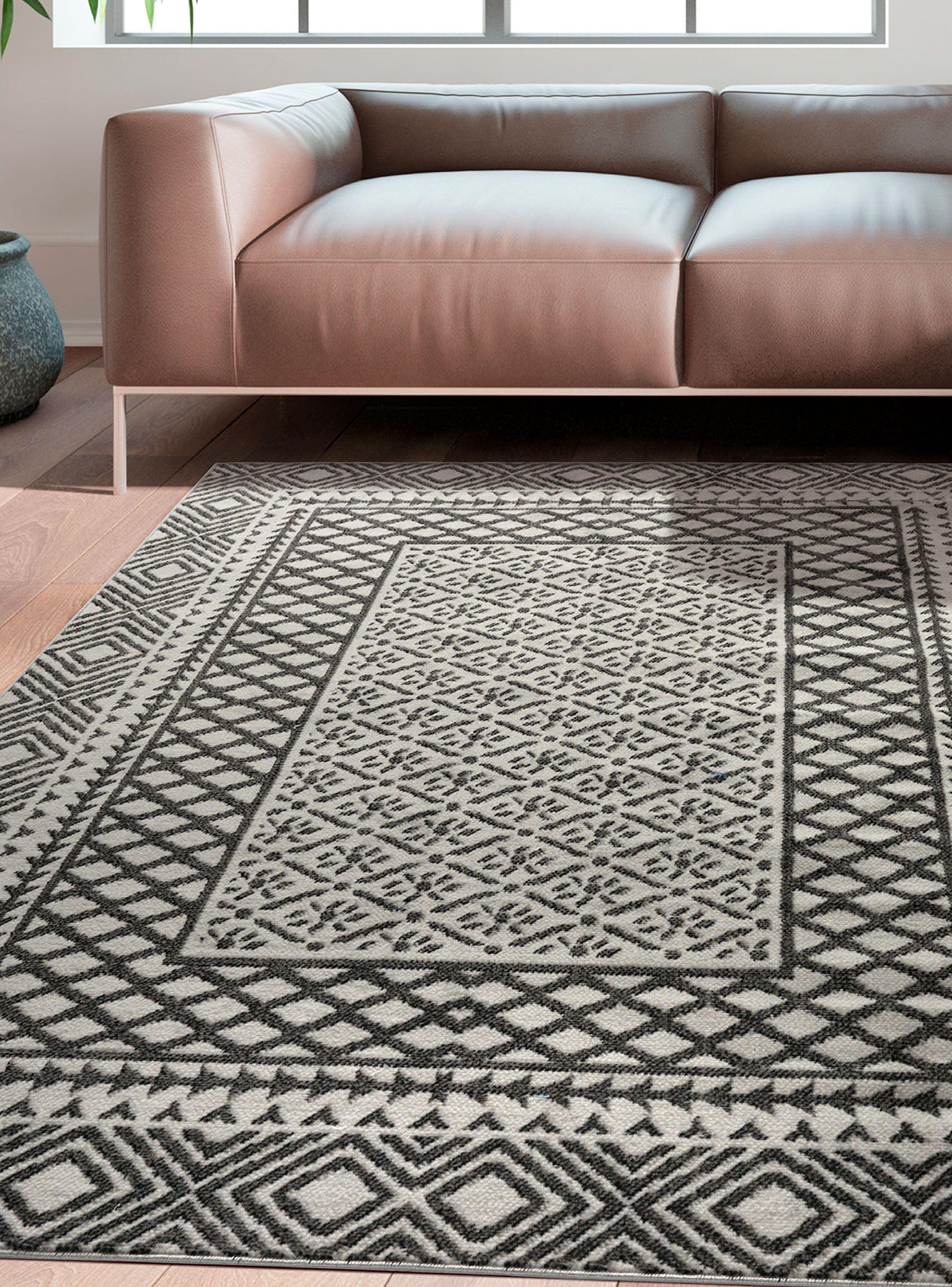 Alfombra Modalfo Arizona 529 Gris 153 x 213 cm-5