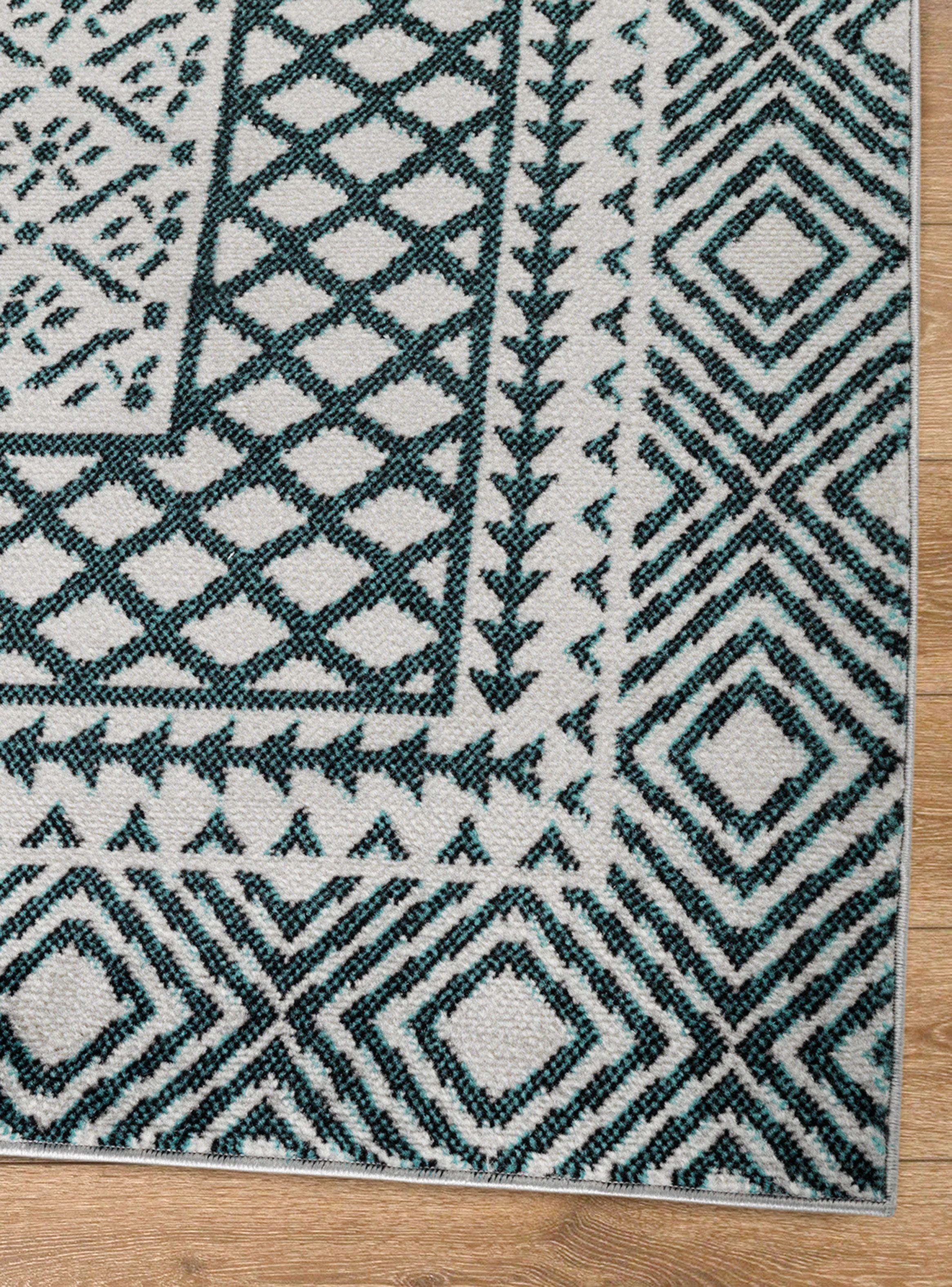 Alfombra Modalfo Arizona 529 Azul 123 x 185 cm-3