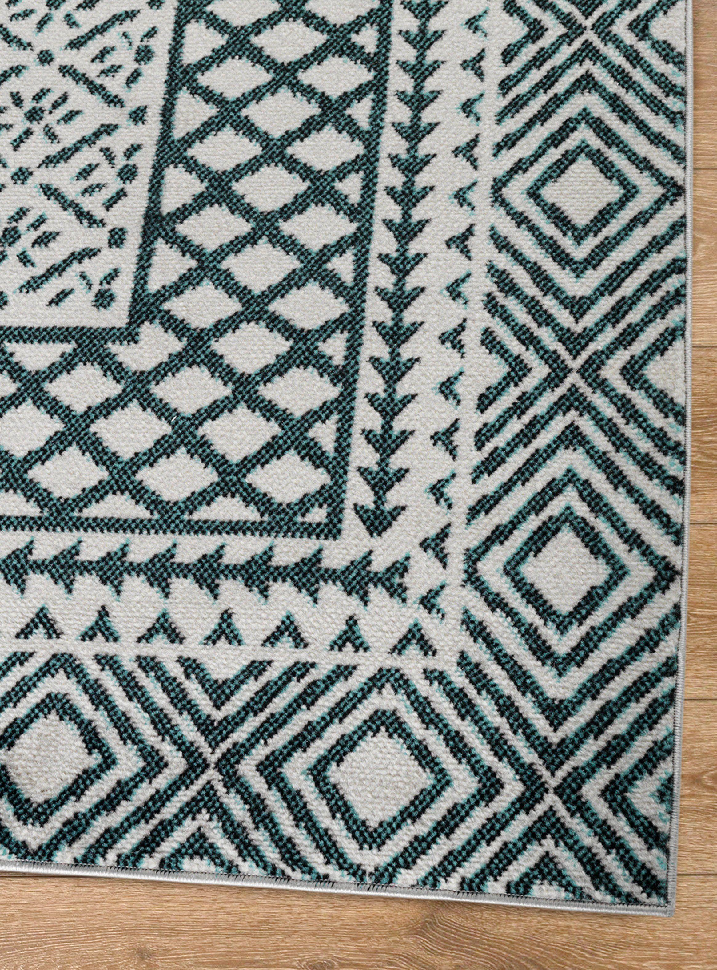 Alfombra Modalfo Arizona 529 Azul 153 x 213 cm-3