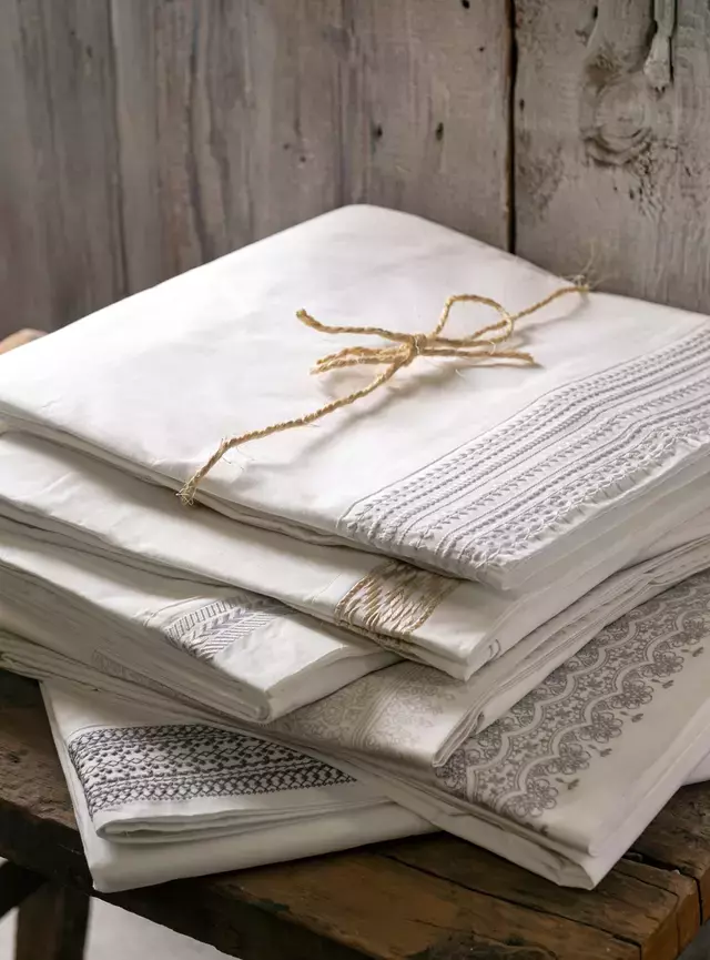 Juego de Sábanas King 200H Algodón Borde Plata-3