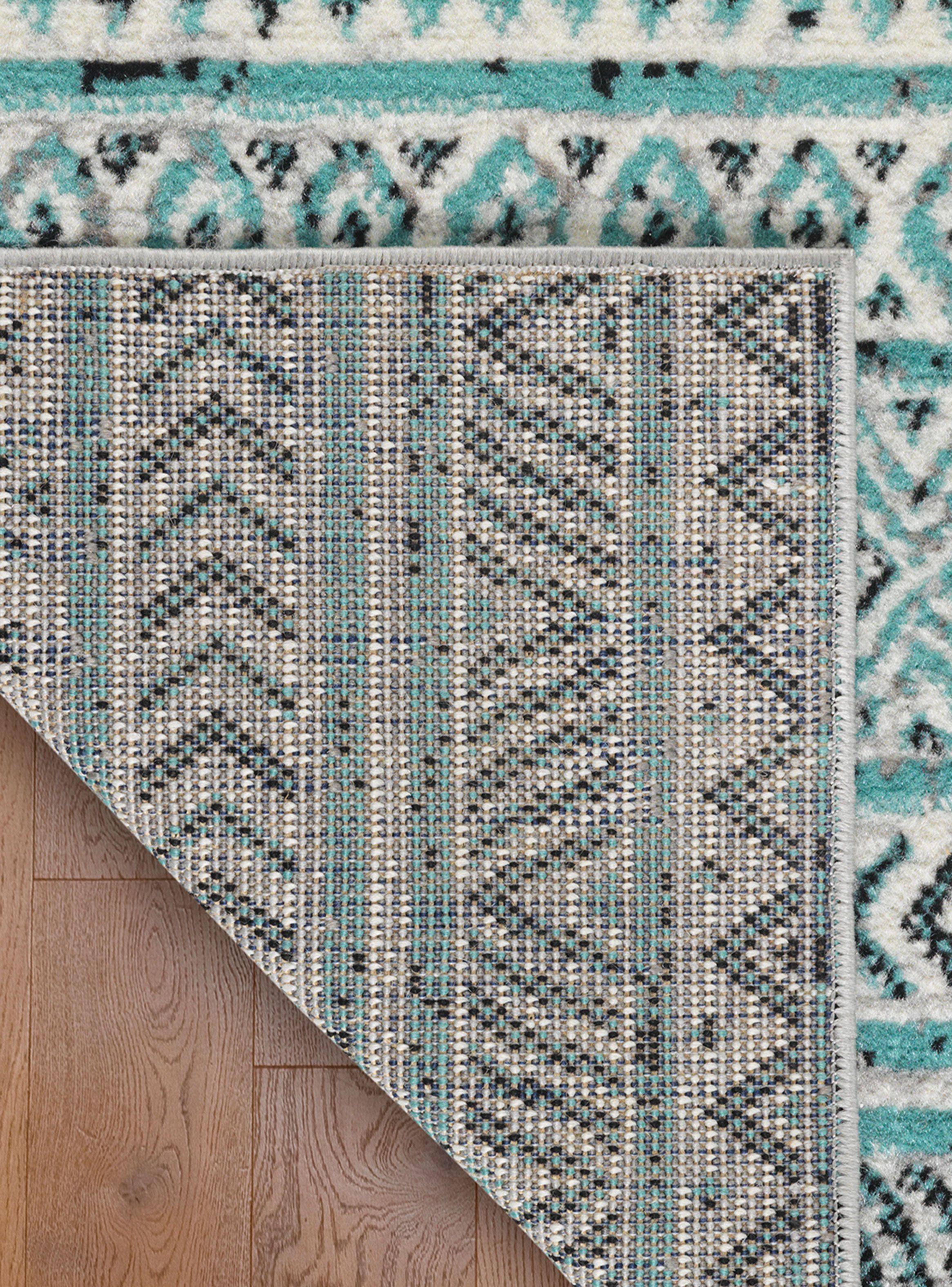 Alfombra Pasillo 66x430 cm Arizona Azul-2