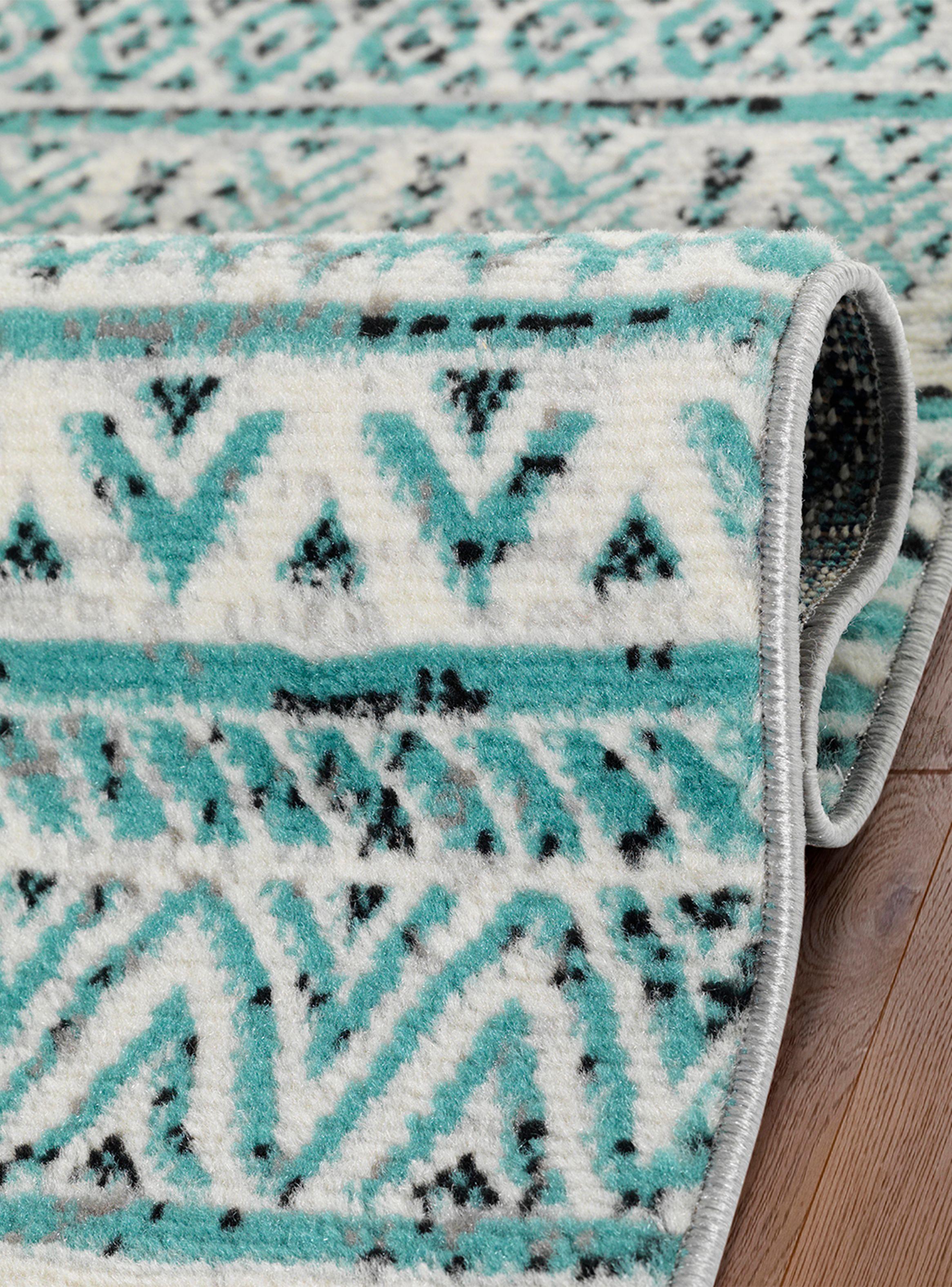 Alfombra Arizona Azul 153 x 213 cm-1