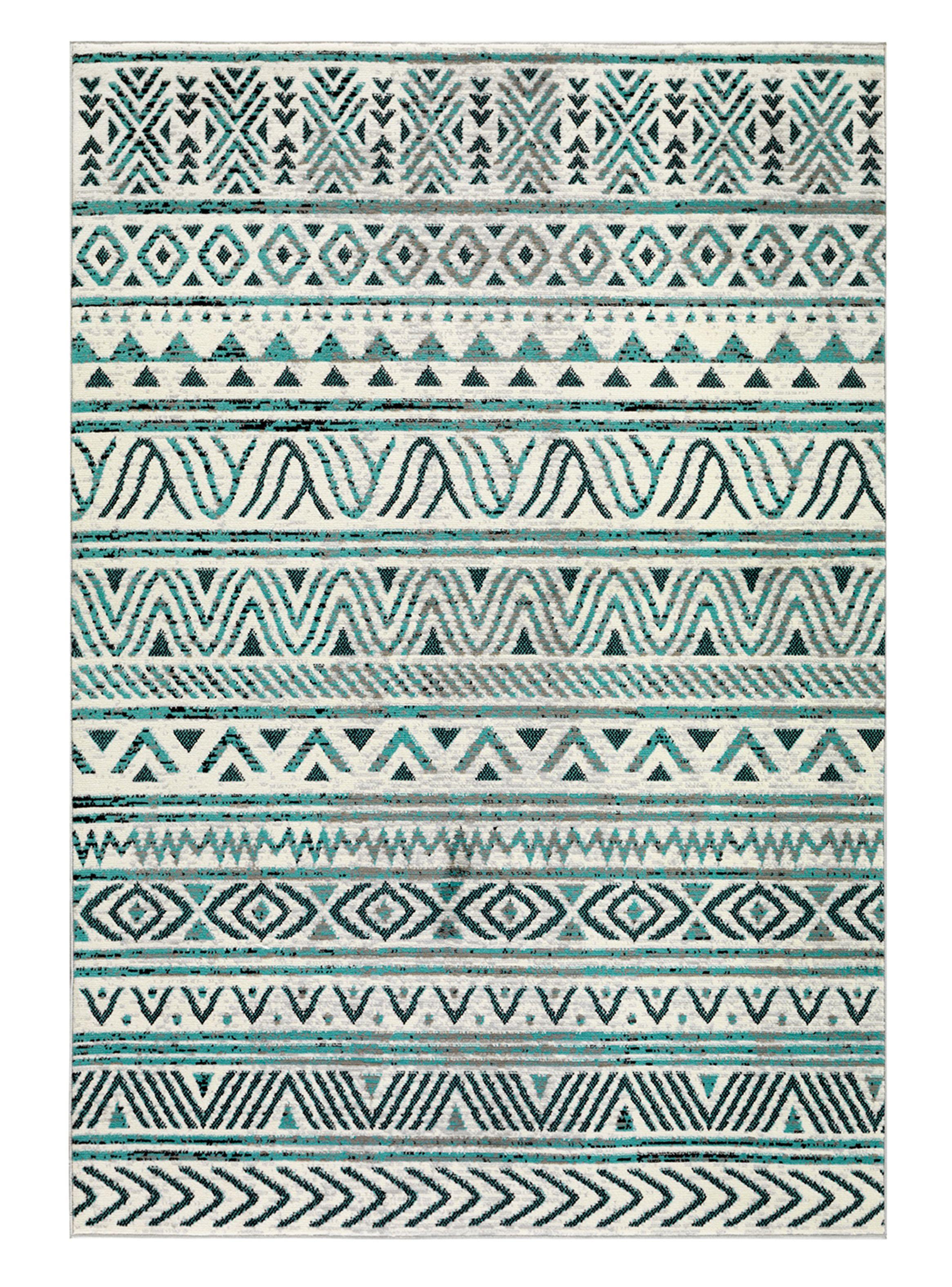 Alfombra Arizona Azul 153 x 213 cm-0