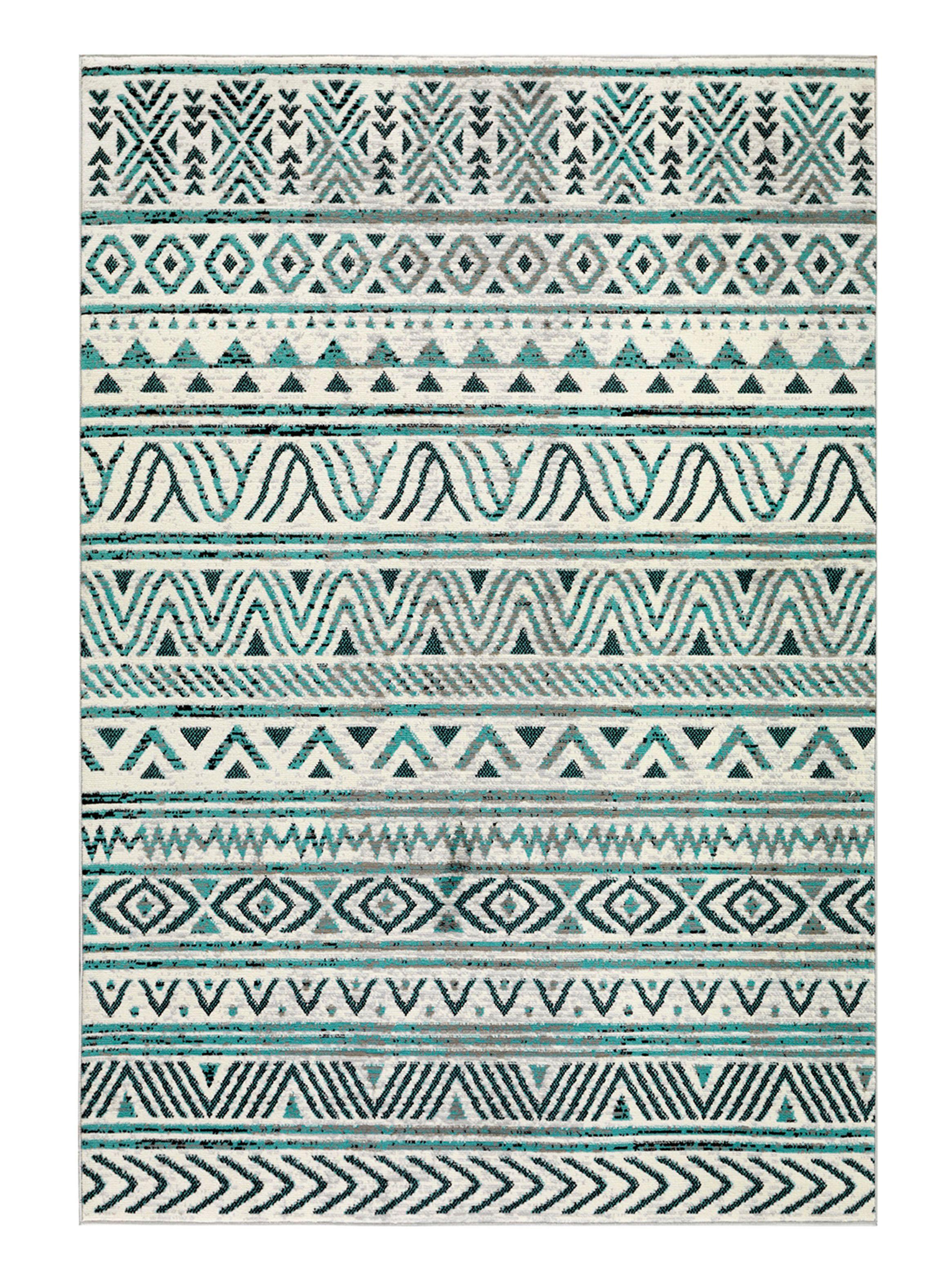 Alfombra Arizona Azul 244 x 305 cm-0