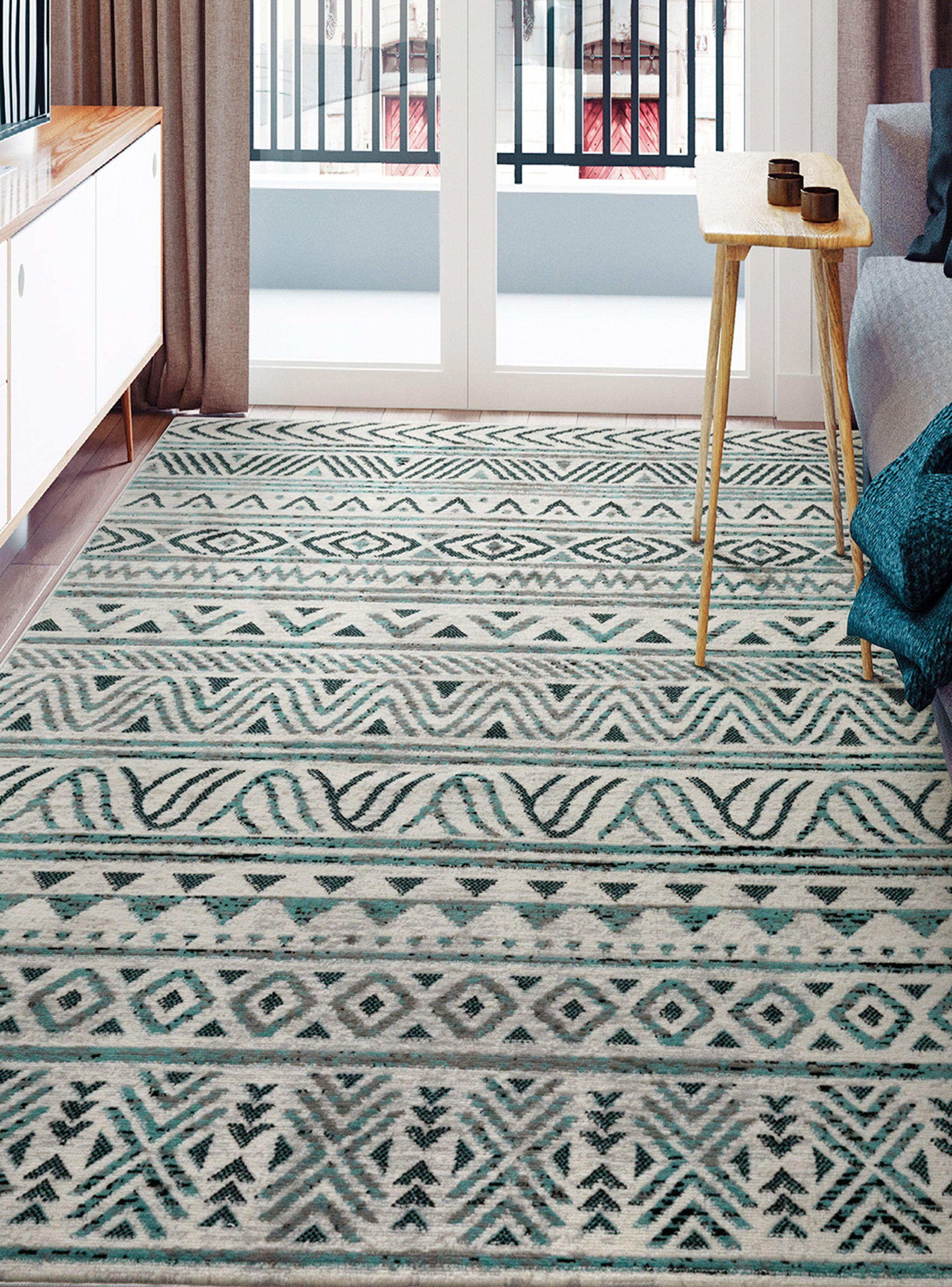 Alfombra Arizona Azul 244 x 305 cm-5