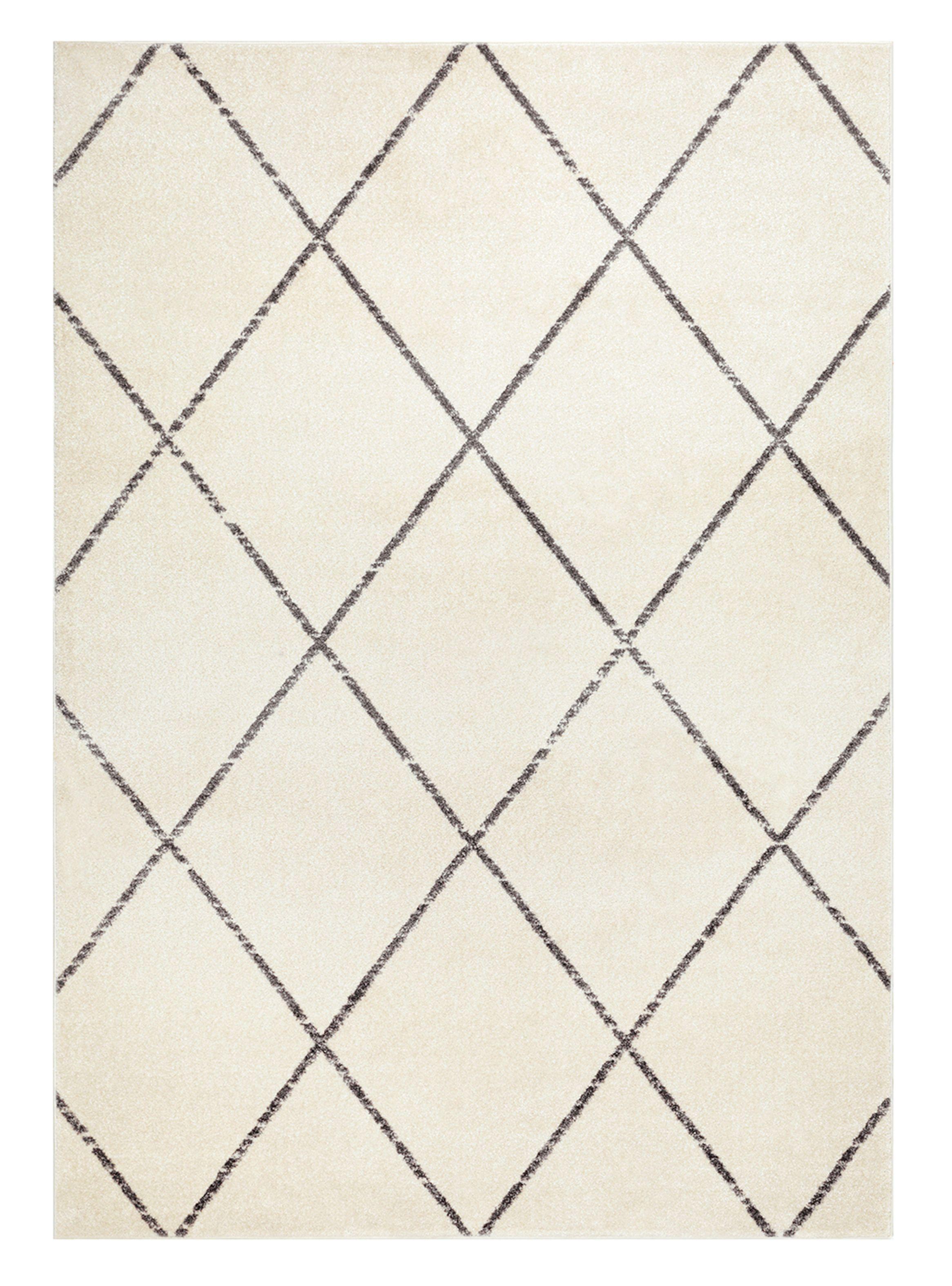 Alfombra Florida Blanca 200 x 290 cm Sim-0
