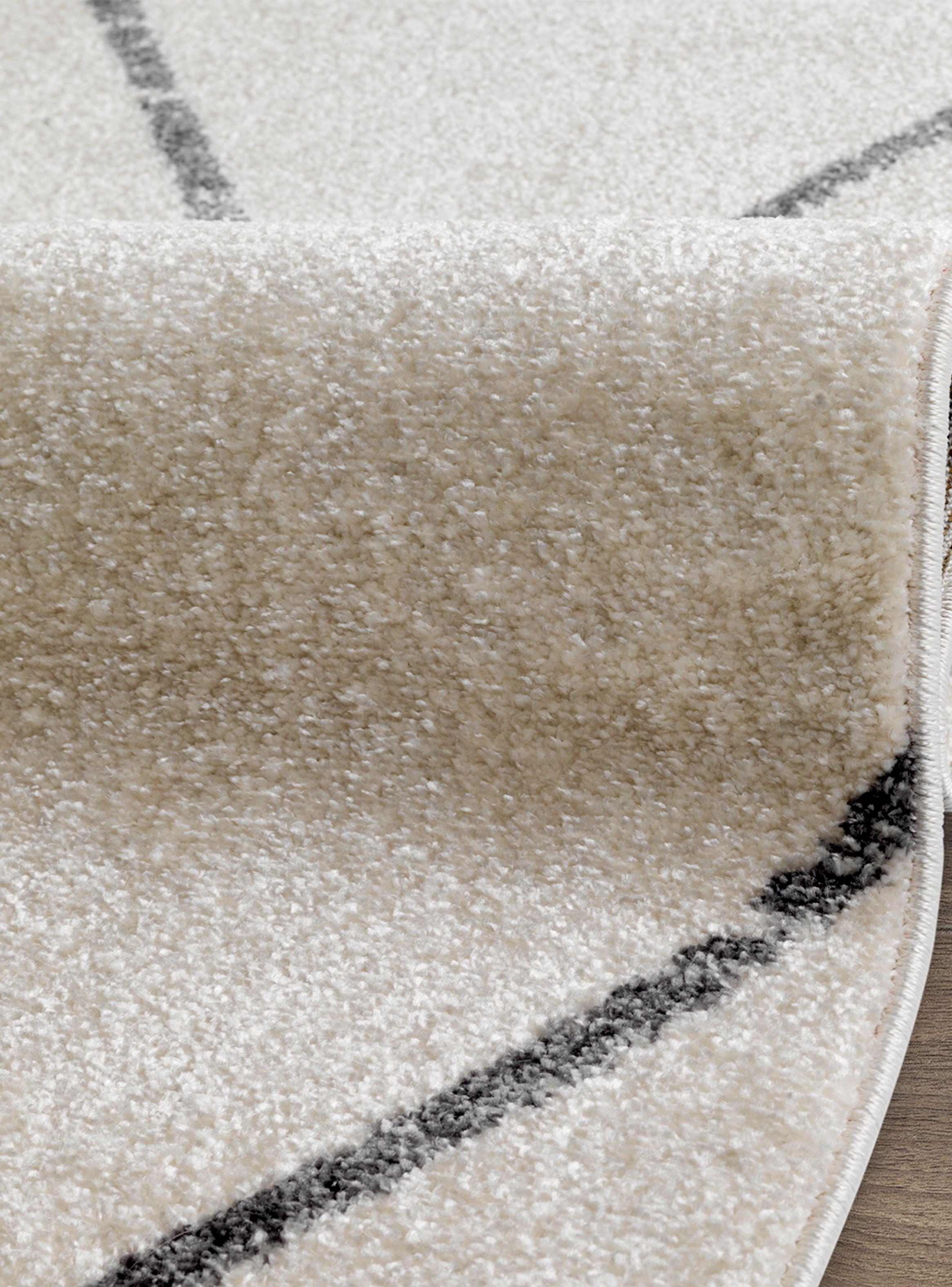 Alfombra Florida Blanca 200 x 290 cm Sim-1