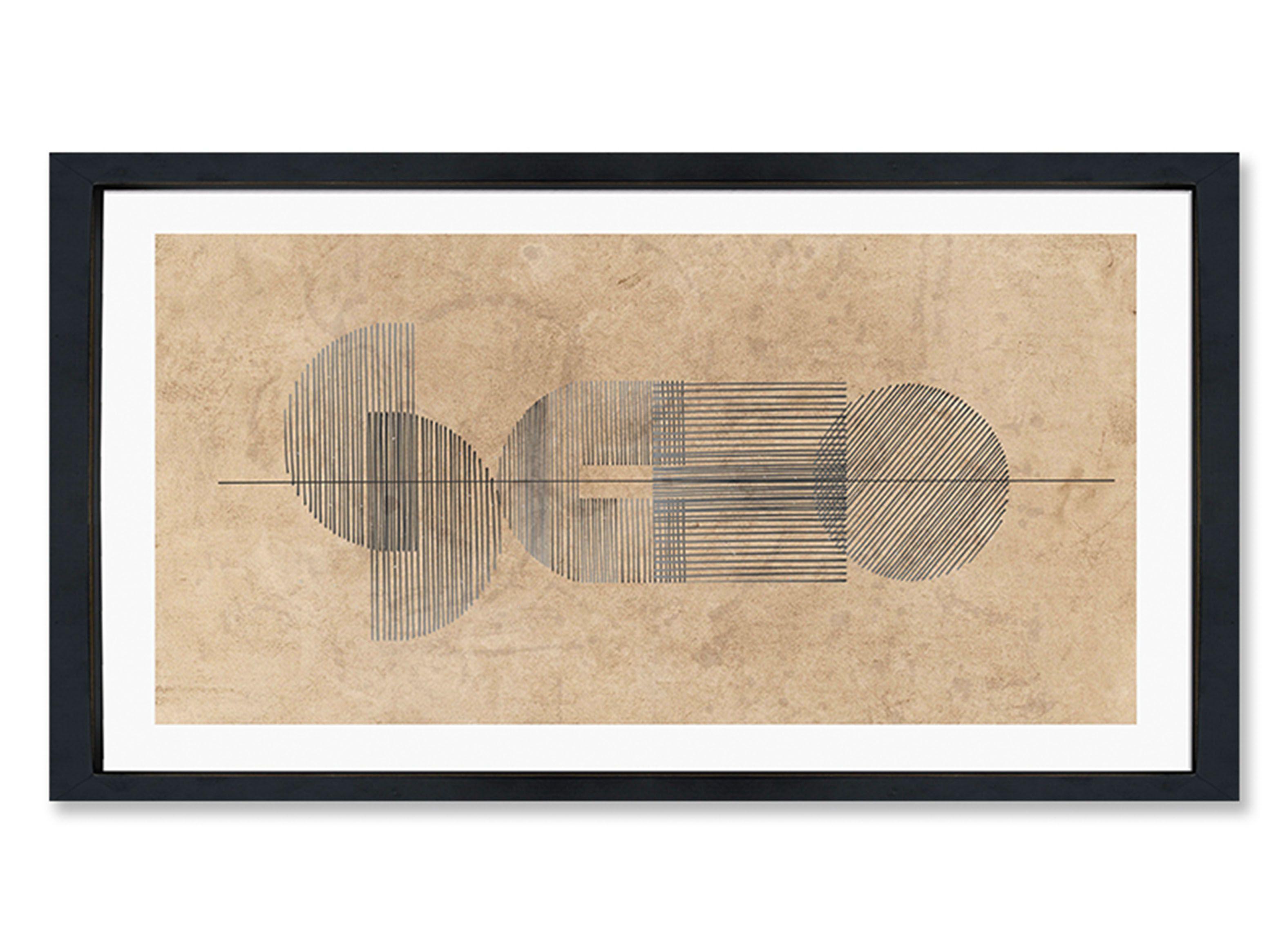 Cuadro Caza Cuadros Línea Curva 1 110 x 60 cm-0