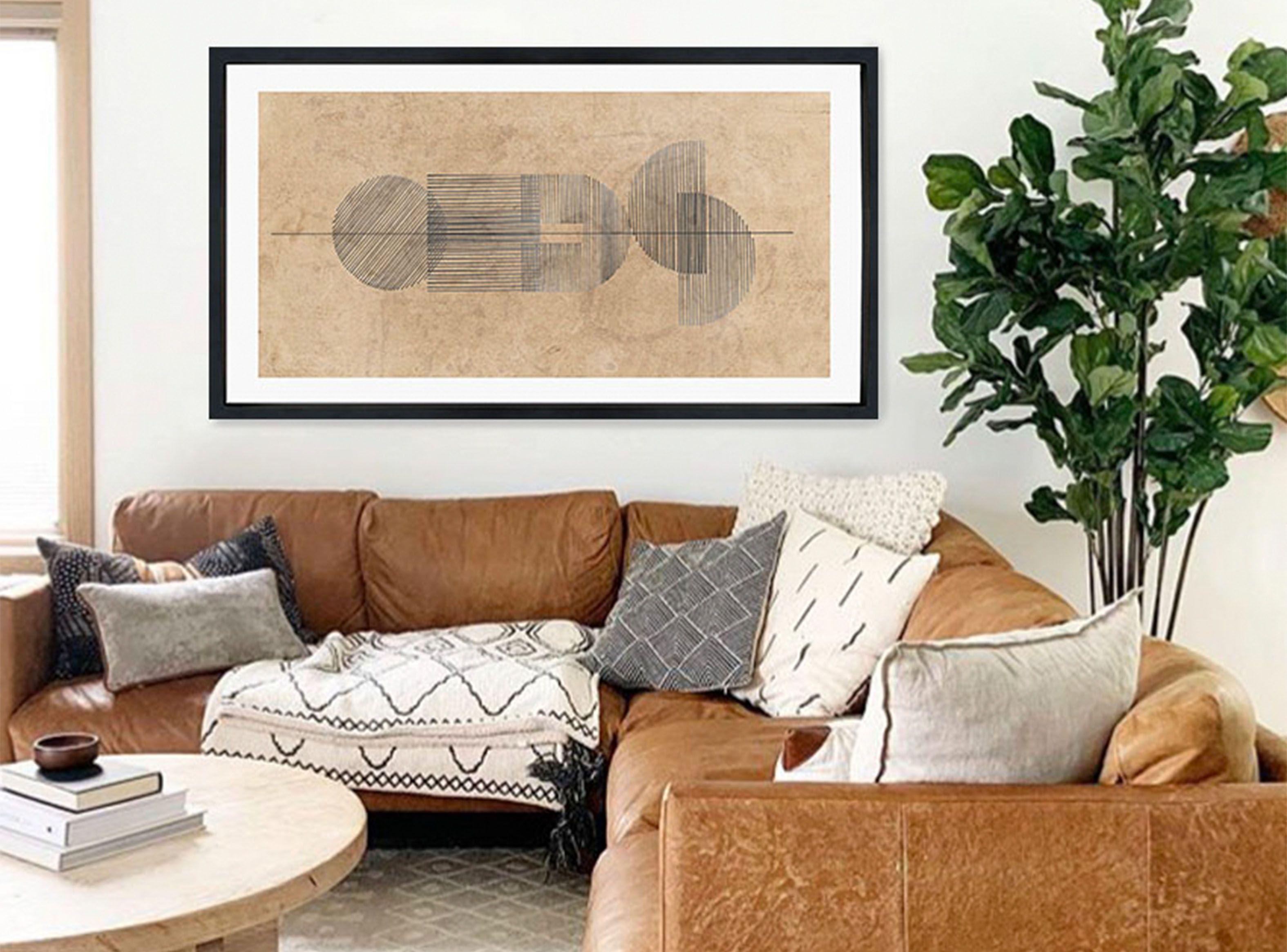 Cuadro Caza Cuadros Línea Curva 1 110 x 60 cm-1